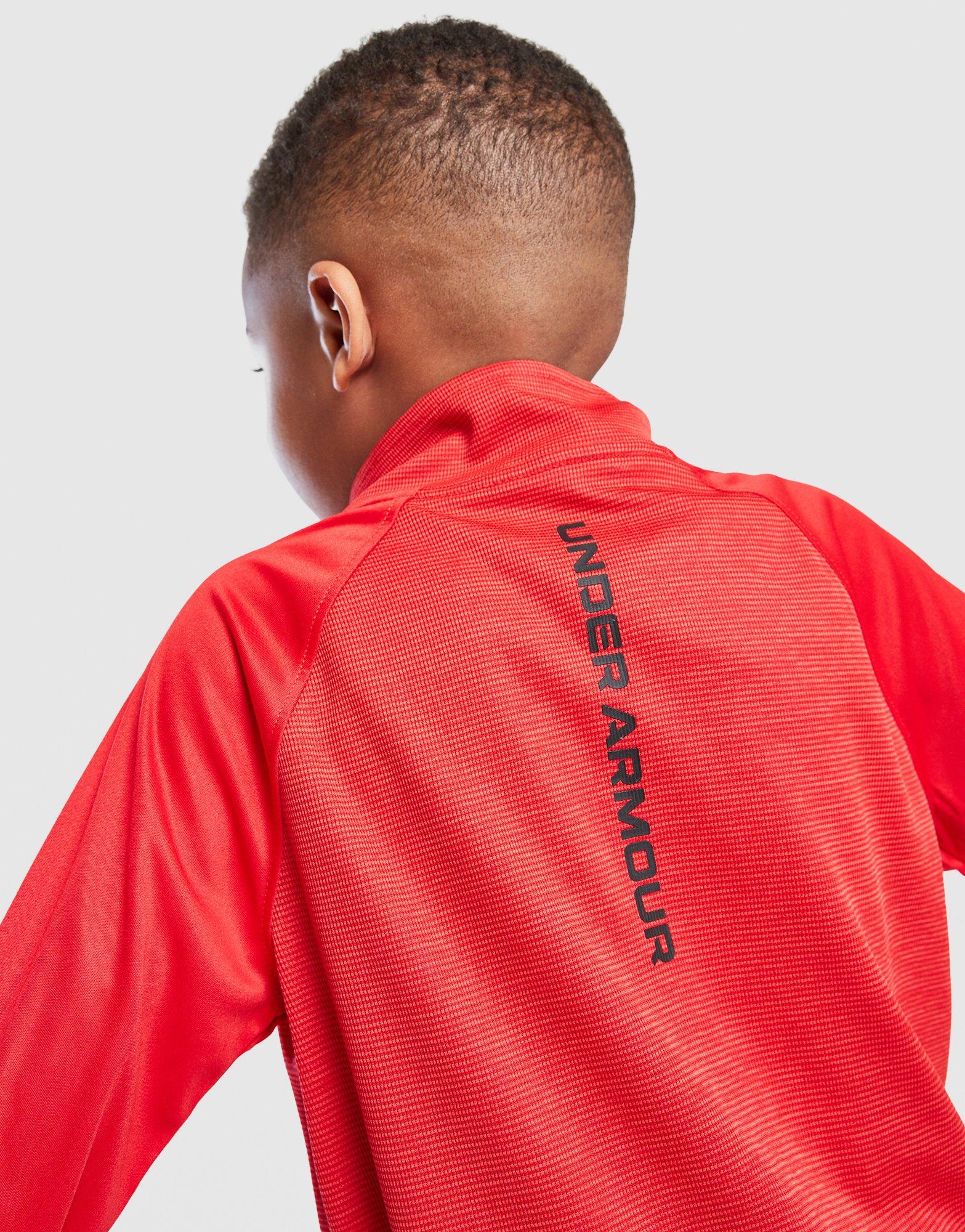 Under Armour Tech 1/4 Zip Tracksuit Children
