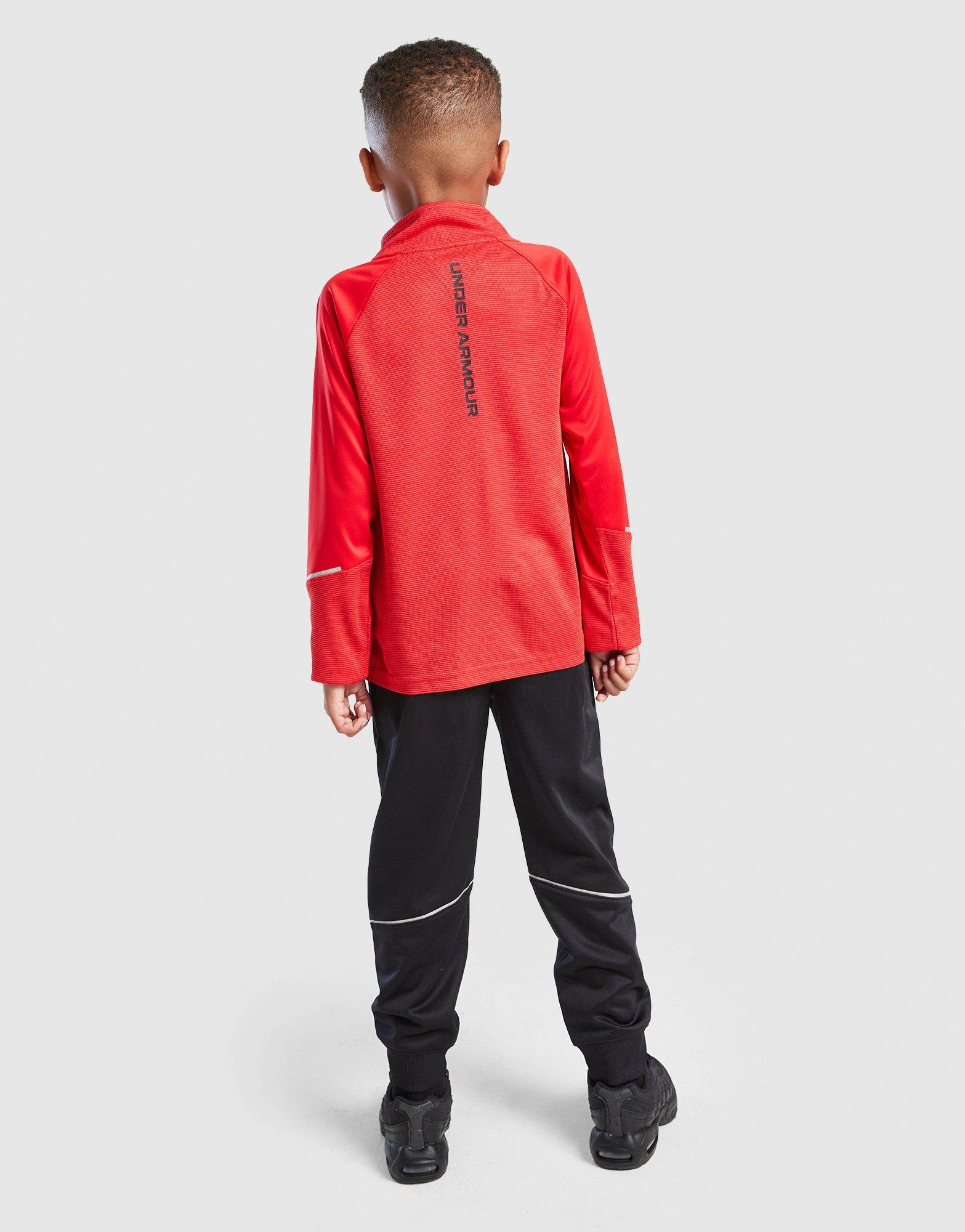 Under Armour Tech 1/4 Zip Tracksuit Children