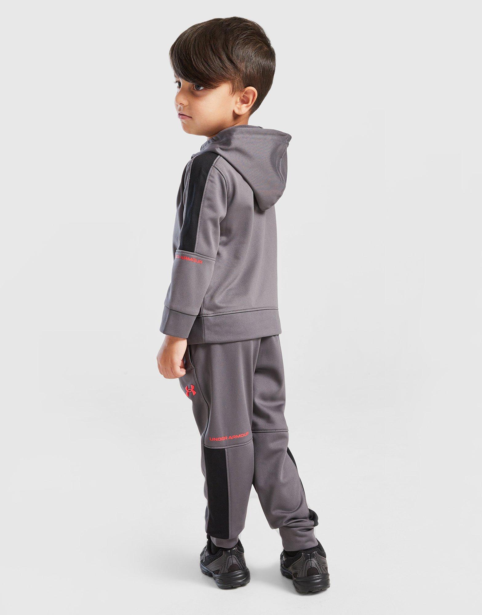 Under Armour Poly Colour Block 1/4 Zip Tracksuit Infant