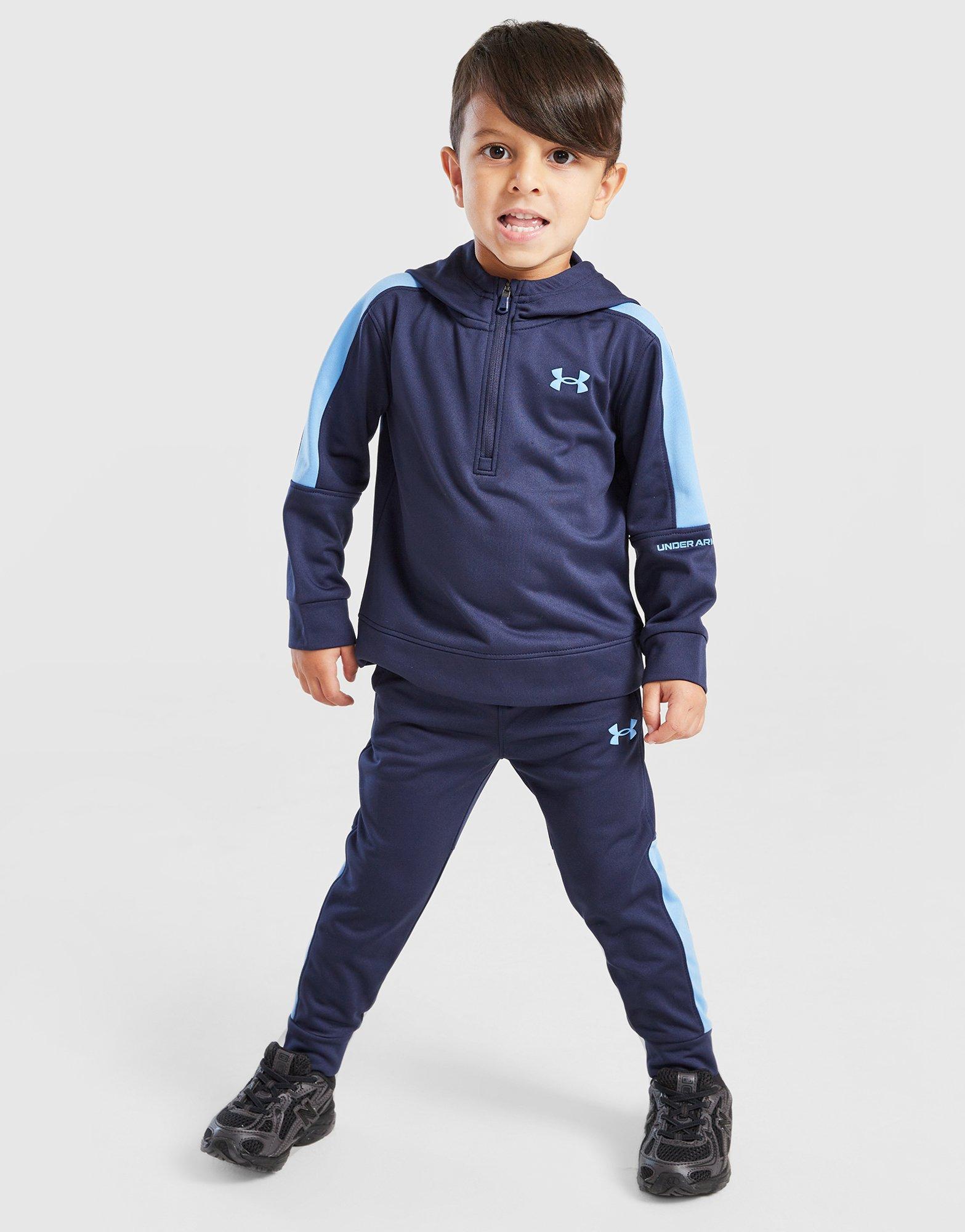 Under Armour Poly Colour Block 1/4 Zip Tracksuit Infant