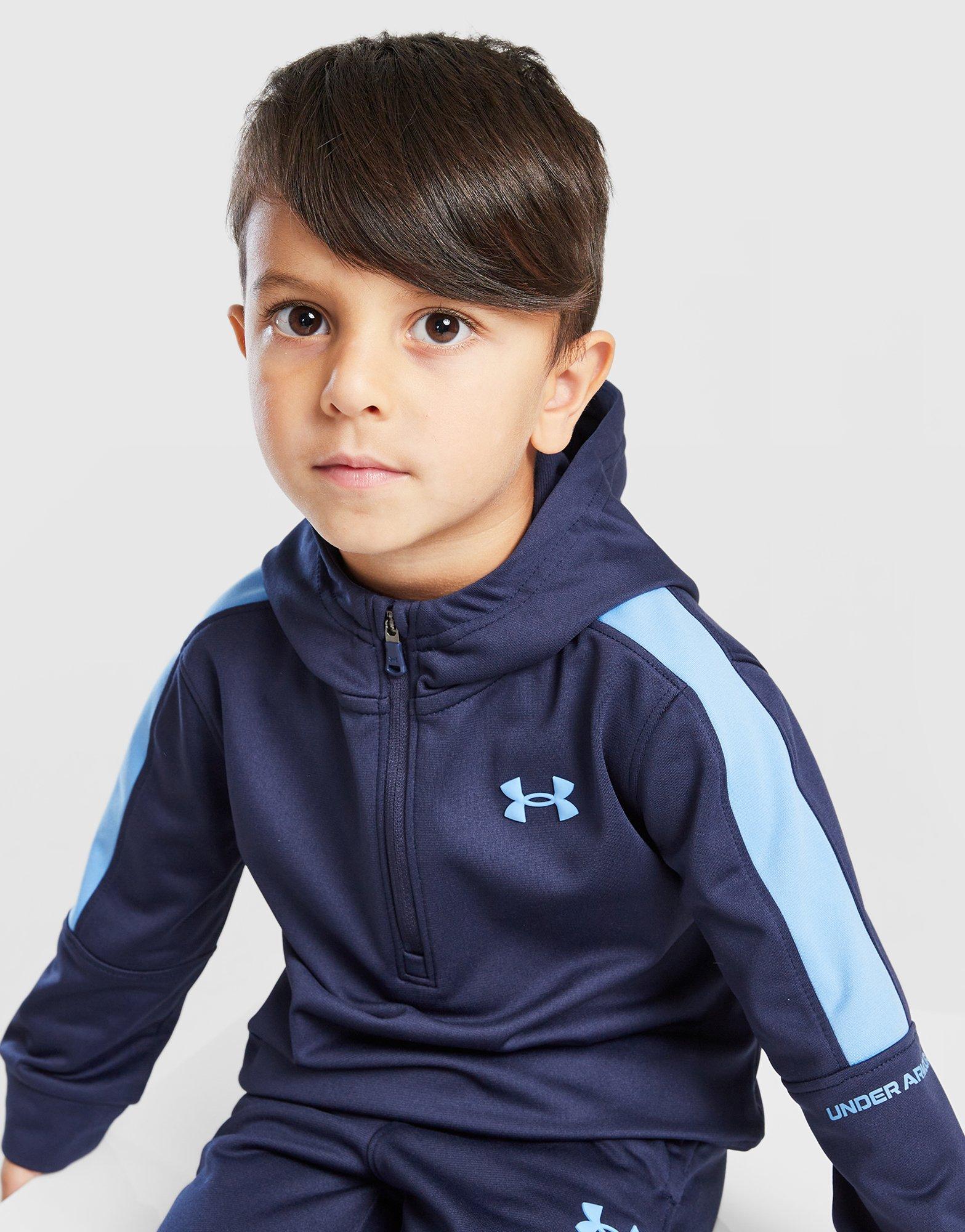 Under Armour Poly Colour Block 1/4 Zip Tracksuit Infant