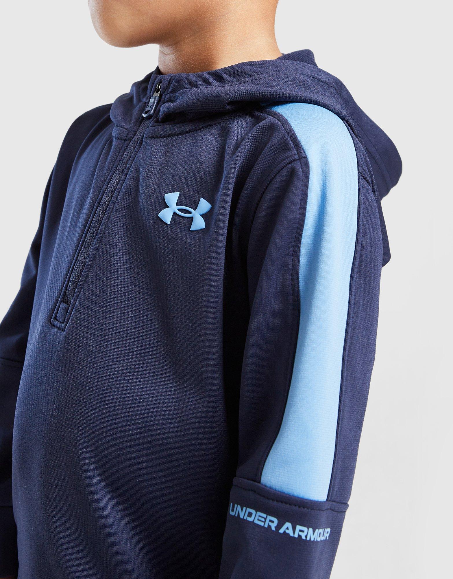 Under Armour Poly Colour Block 1/4 Zip Tracksuit Infant