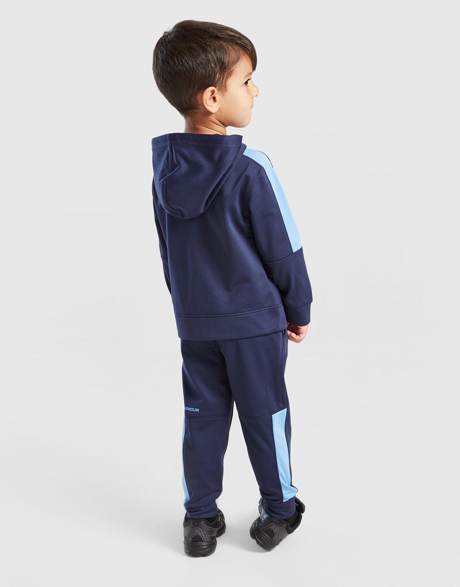Under Armour Poly Colour Block 1/4 Zip Tracksuit Infant