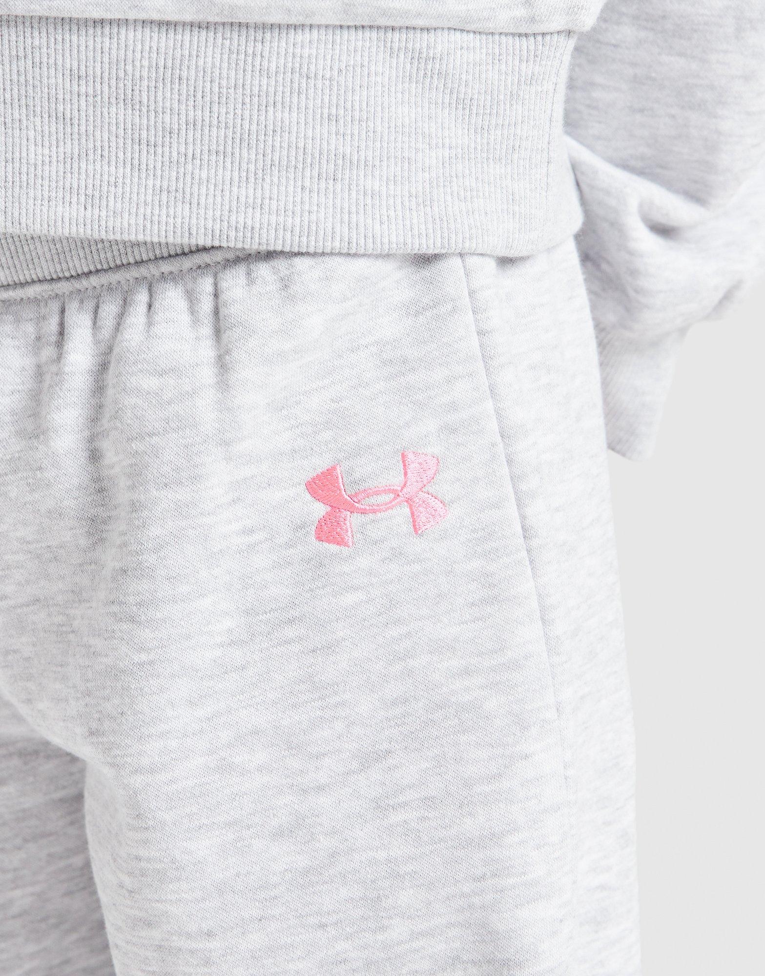 Under Armour Girls' Wide Leg Crew Tracksuit Children