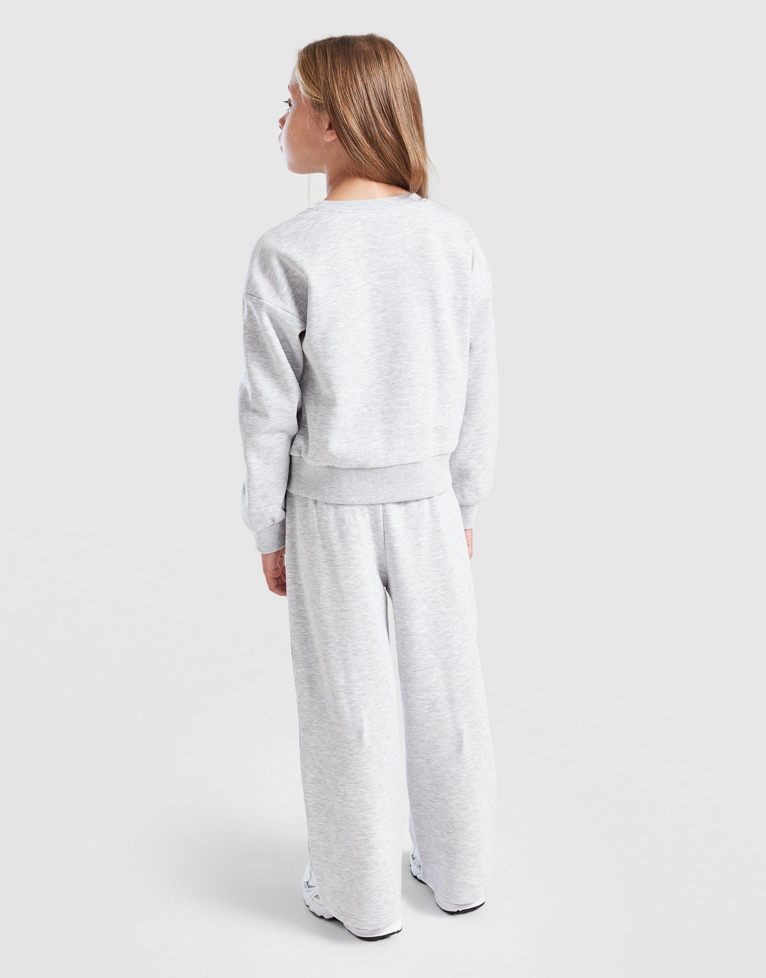 Under Armour Girls' Wide Leg Crew Tracksuit Children