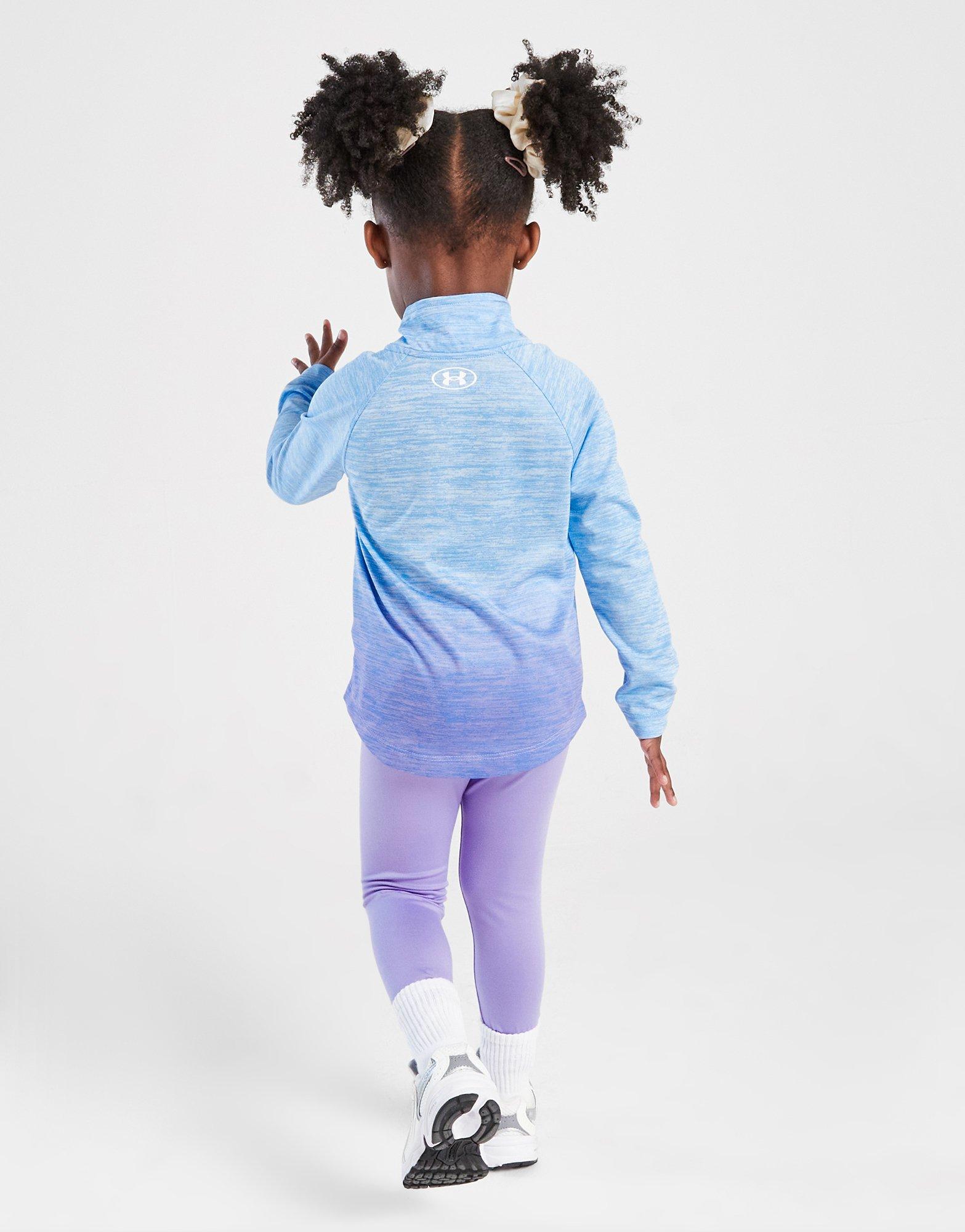 Under Armour Girls' Fade 1/4 Zip Track Top/Leggings Set Infant