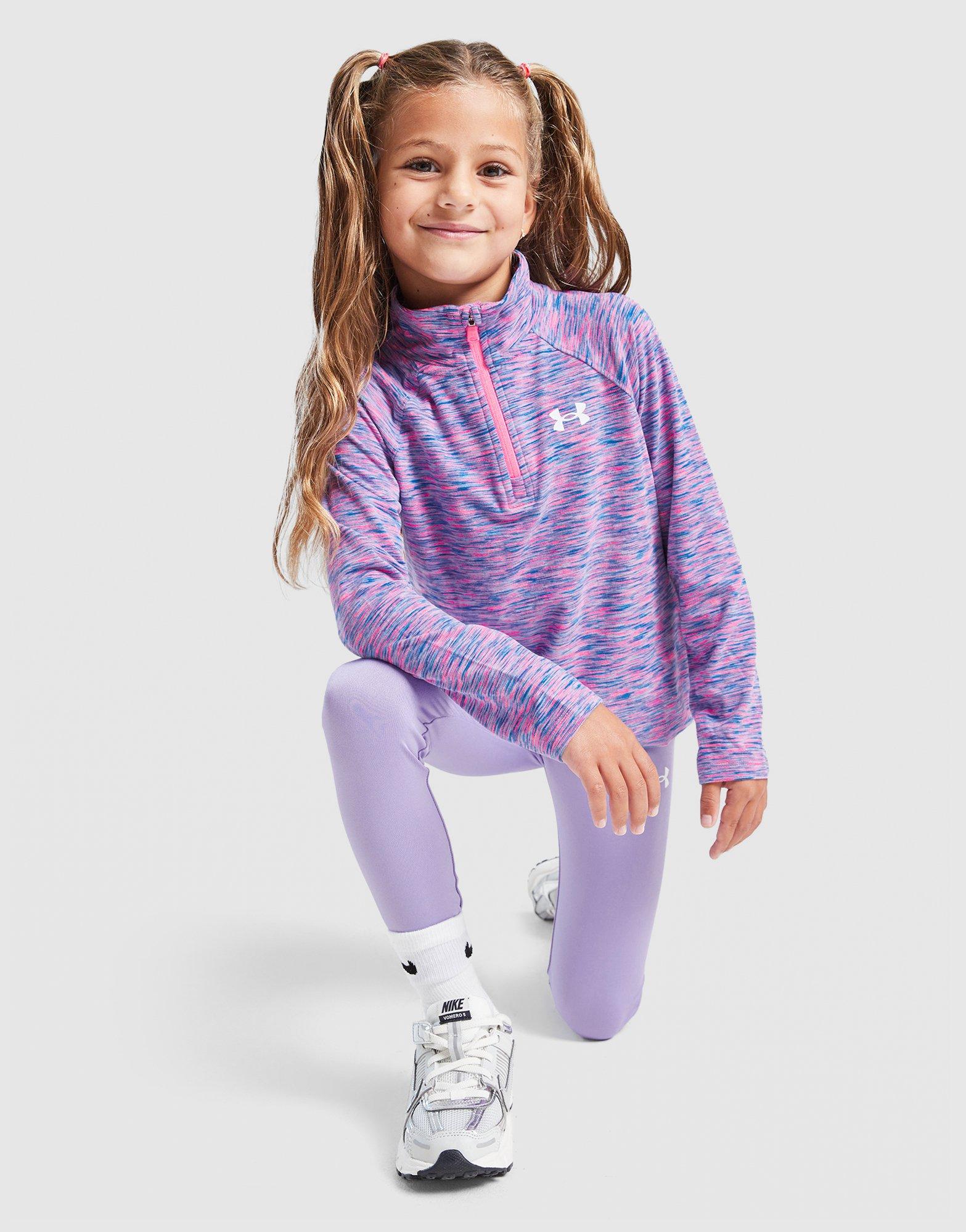 Under Armour Girls' Twist 1/4 Zip Top/Leggings Set Children