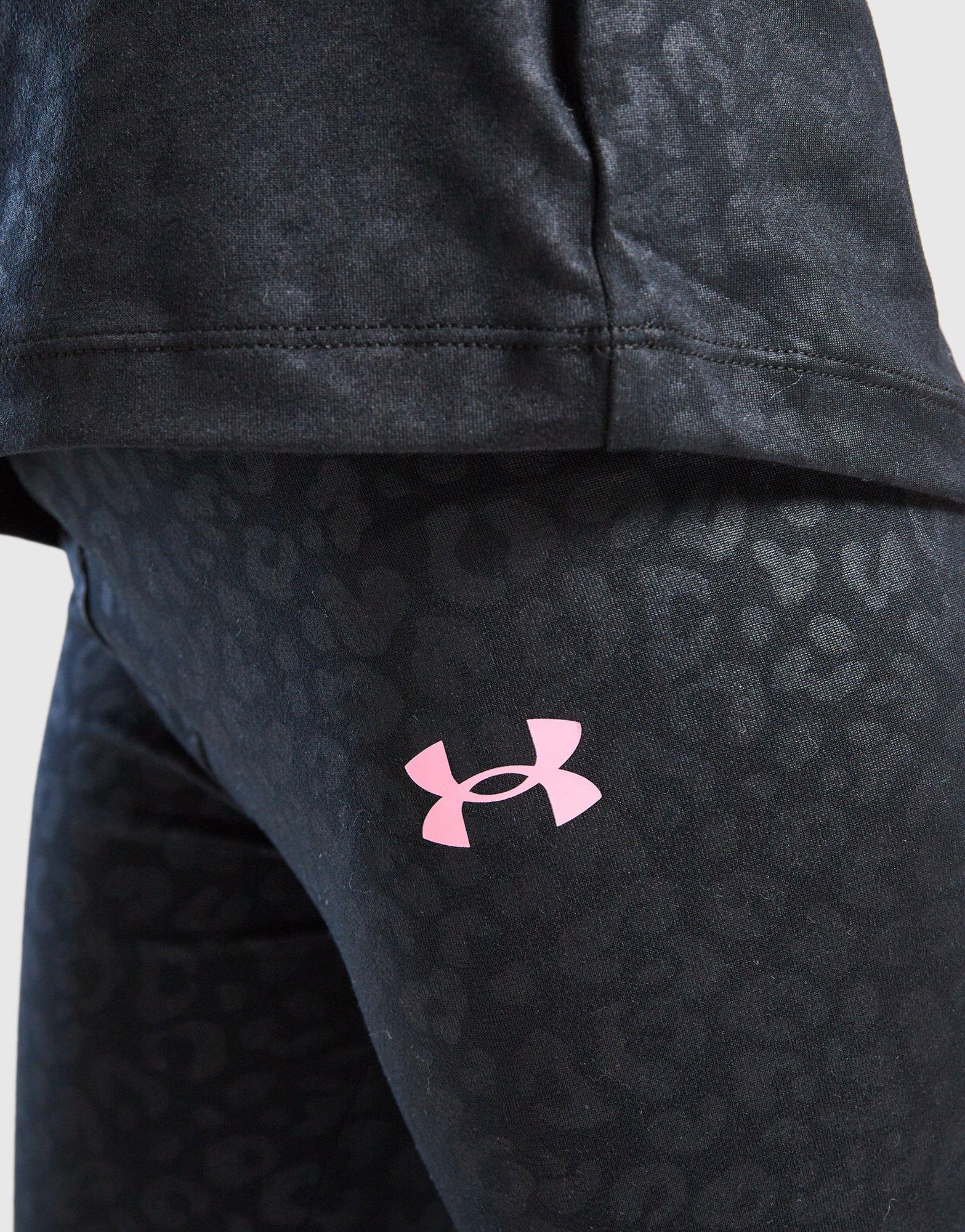 Under Armour Girls' Leopard Shine 1/4 Zip/Leggings Set Children
