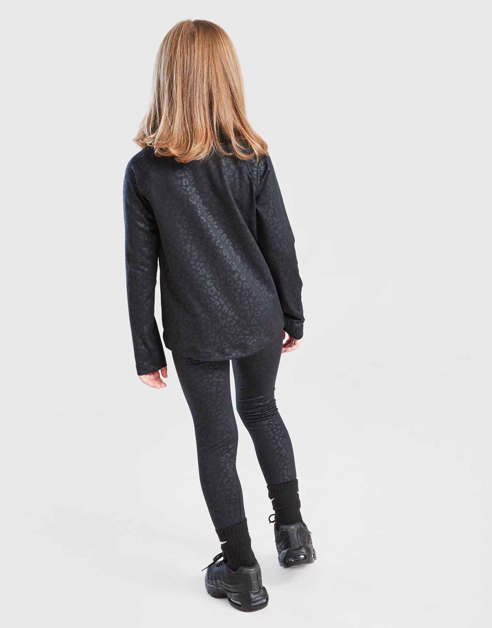 Under Armour Girls' Leopard Shine 1/4 Zip/Leggings Set Children