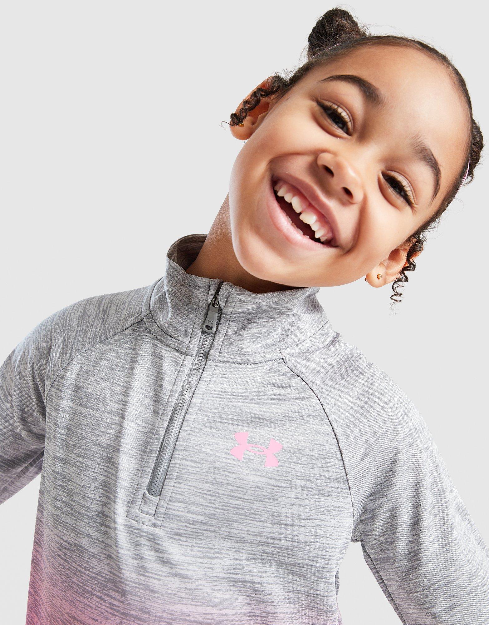 Under Armour Girls' Fade 1/4 Zip Top/Leggings Set Children