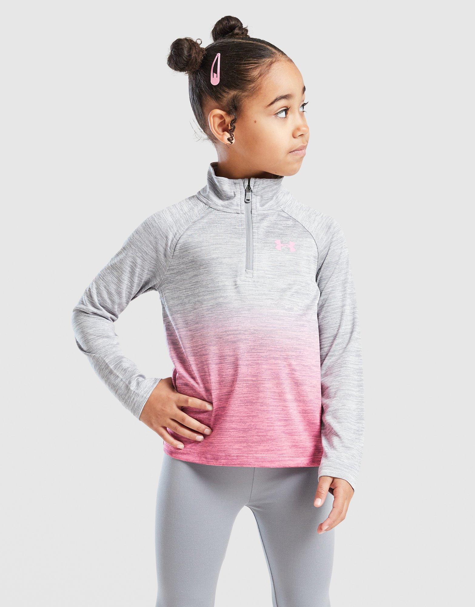 Under Armour Girls' Fade 1/4 Zip Top/Leggings Set Children