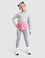 Under Armour Girls' Fade Maglia 1/4 Zip/Leggings Set Bambino