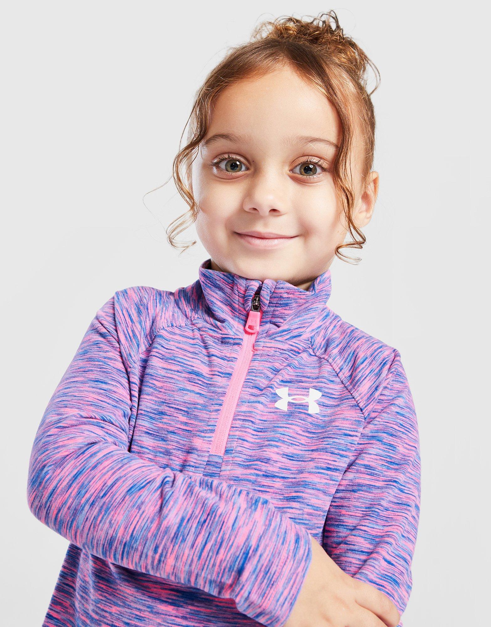 Under Armour Girls' Twist 1/4 Zip Track Top/Leggings Set Infant