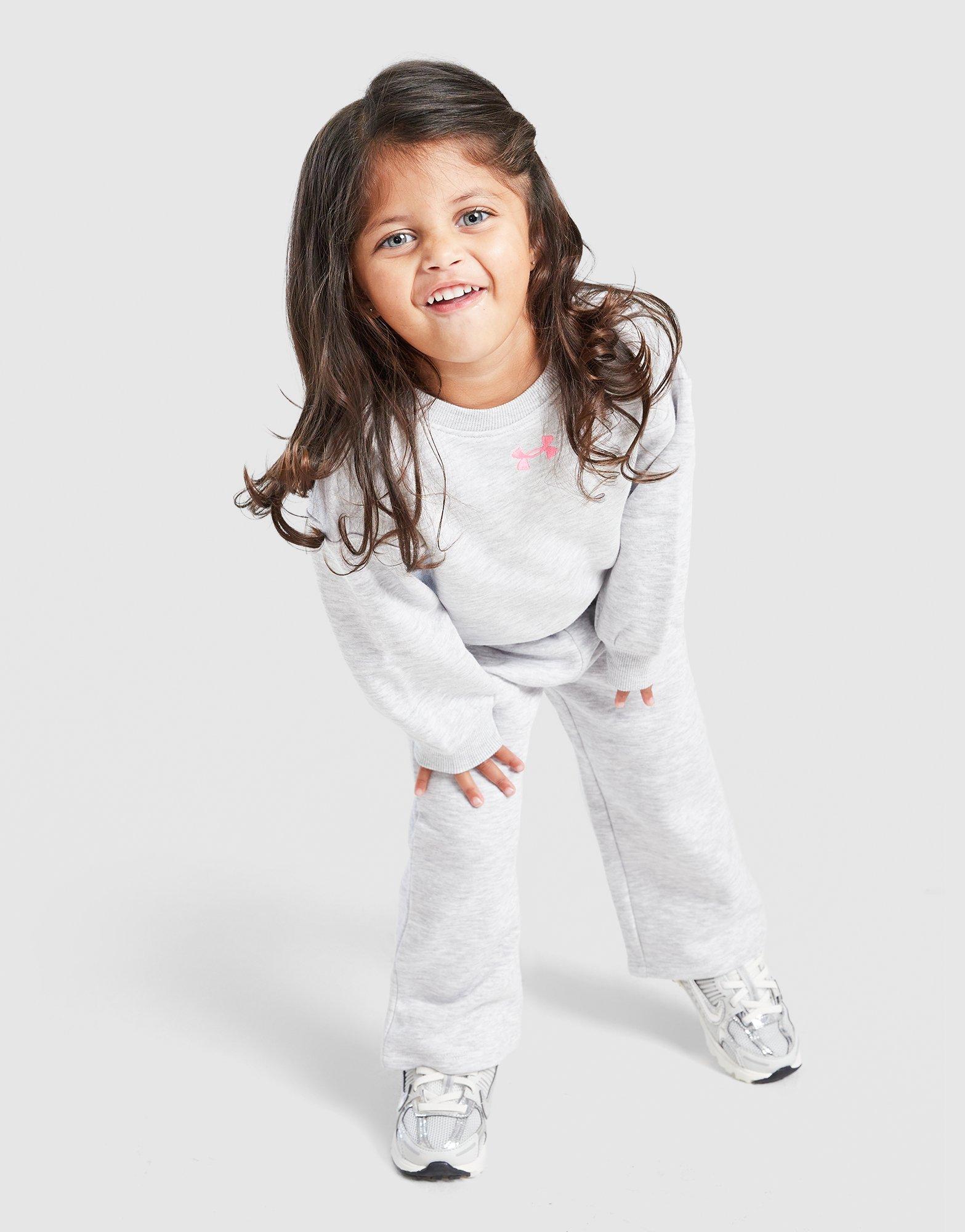 Under Armour Girls' Crew Wide Leg Tracksuit Infant