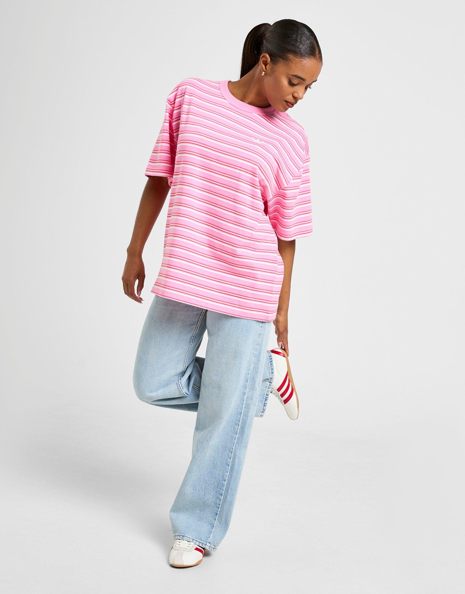adidas Originals Camiseta Oversized Boyfriend Stripe