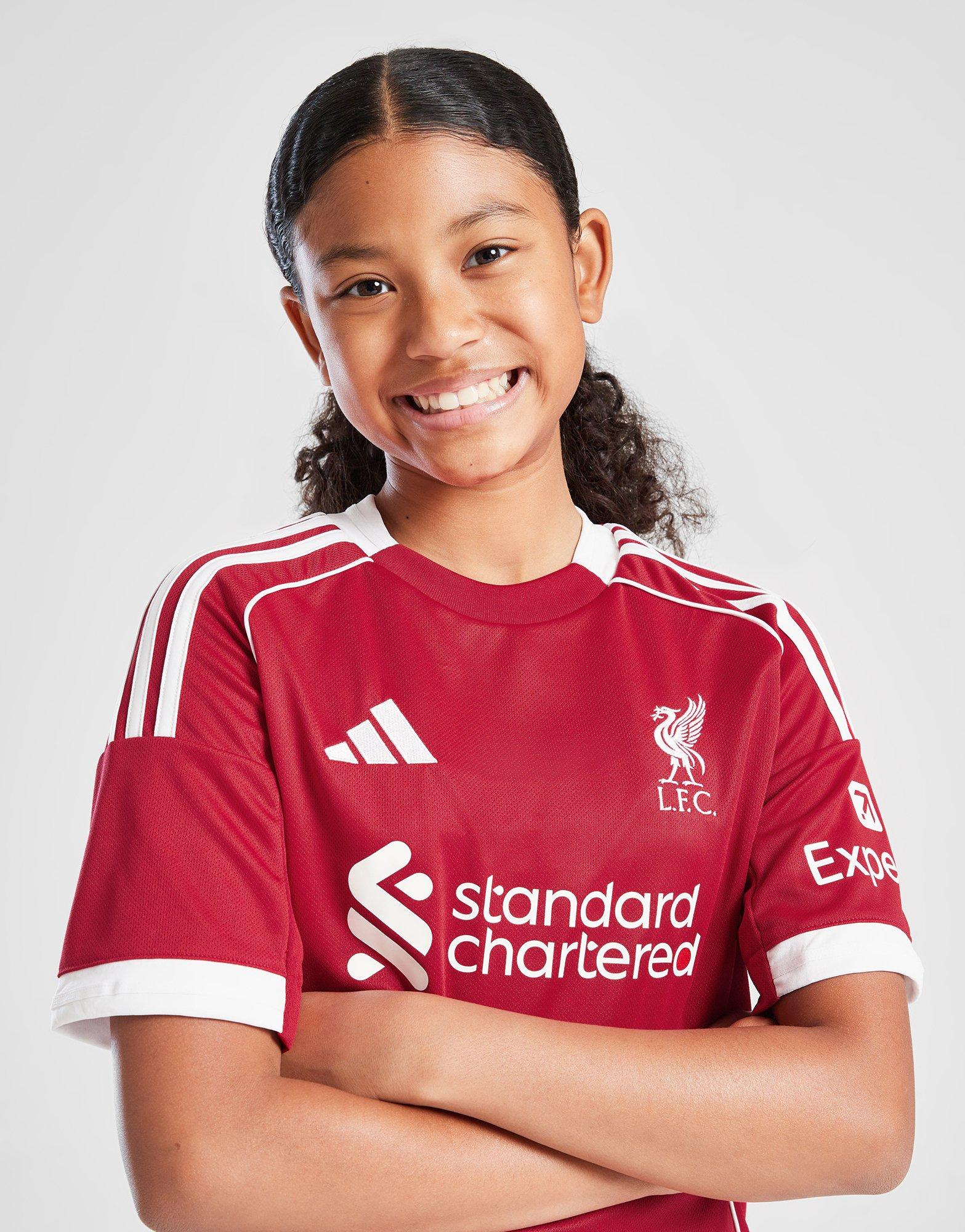adidas Liverpool FC 2025/26 Home Shirt Junior