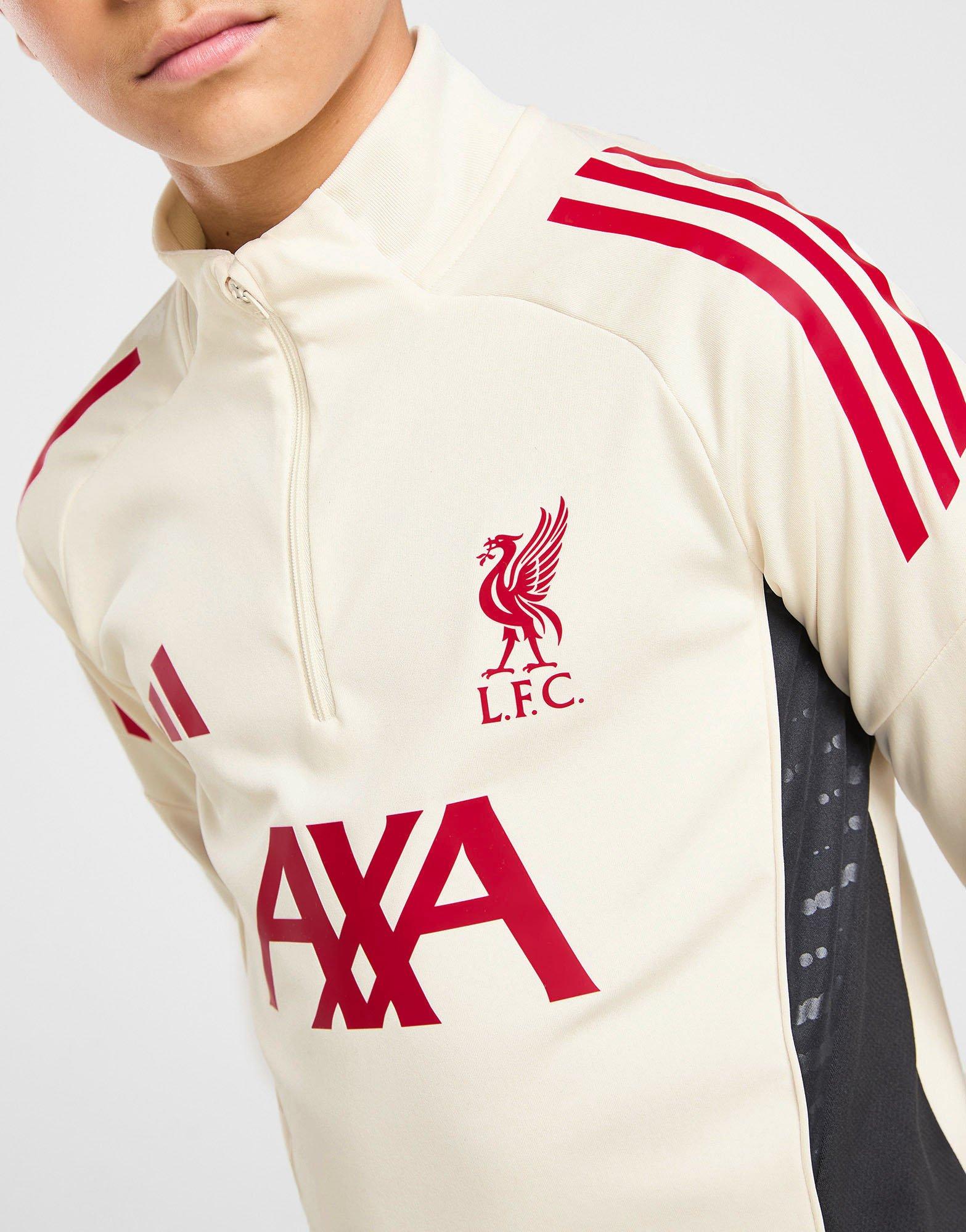 White adidas Liverpool FC Training Top Junior - JD Sports Global