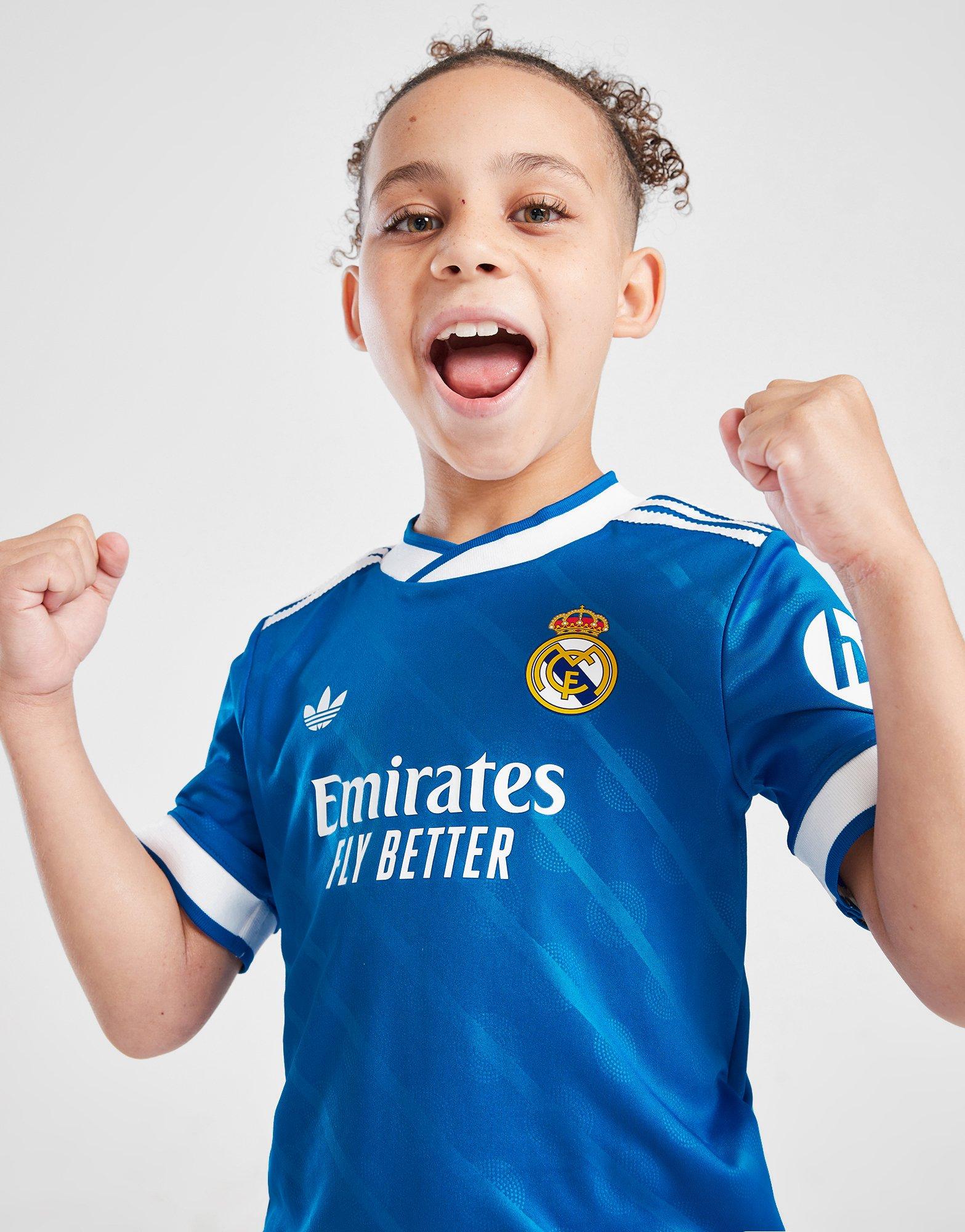 adidas Real Madrid 25/26 Ausweichausrüstung für Kinder