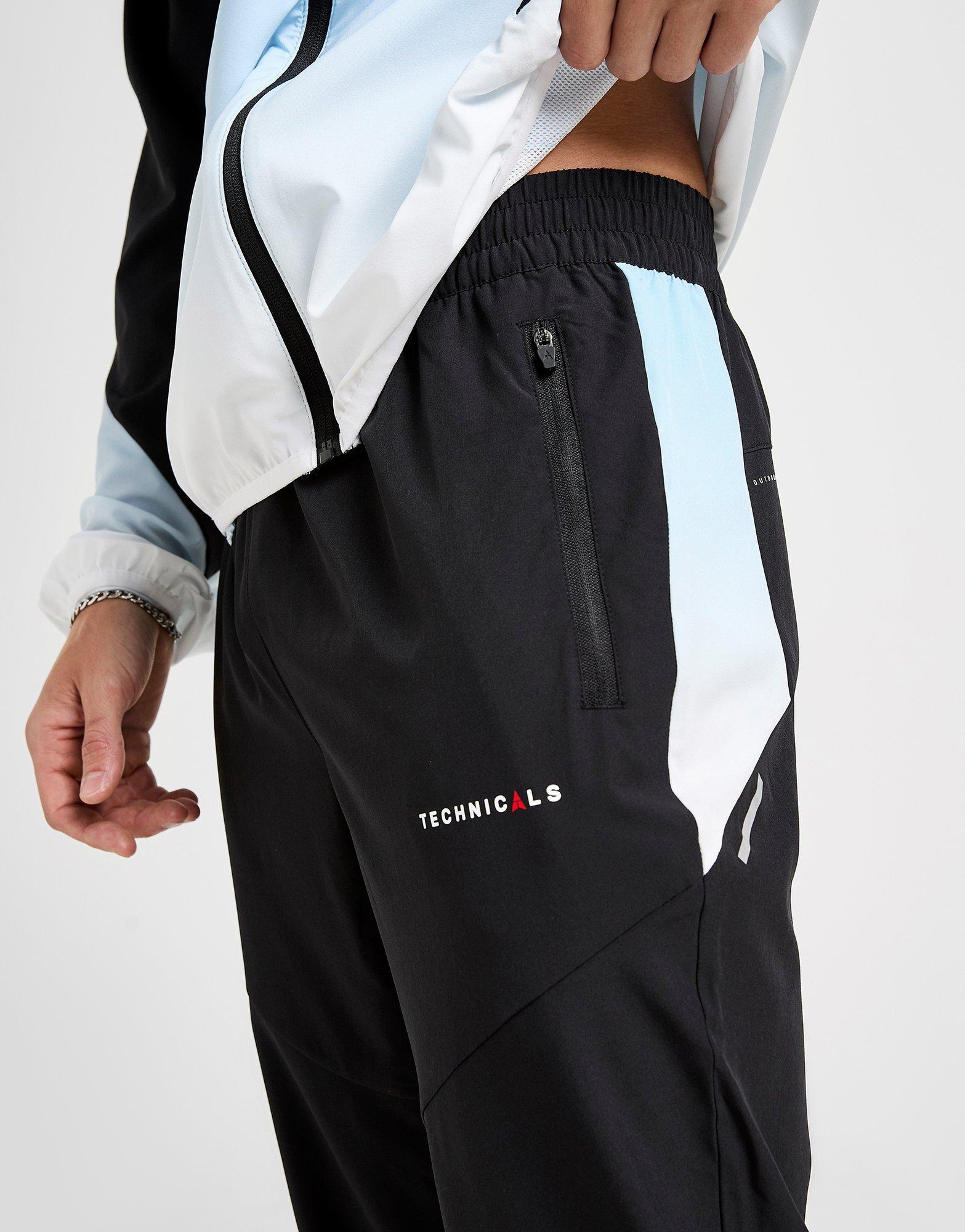 Black Technicals Lotus Track Pants - JD Sports Global Black Technicals Lotus Track Pants - JD Sports Global
