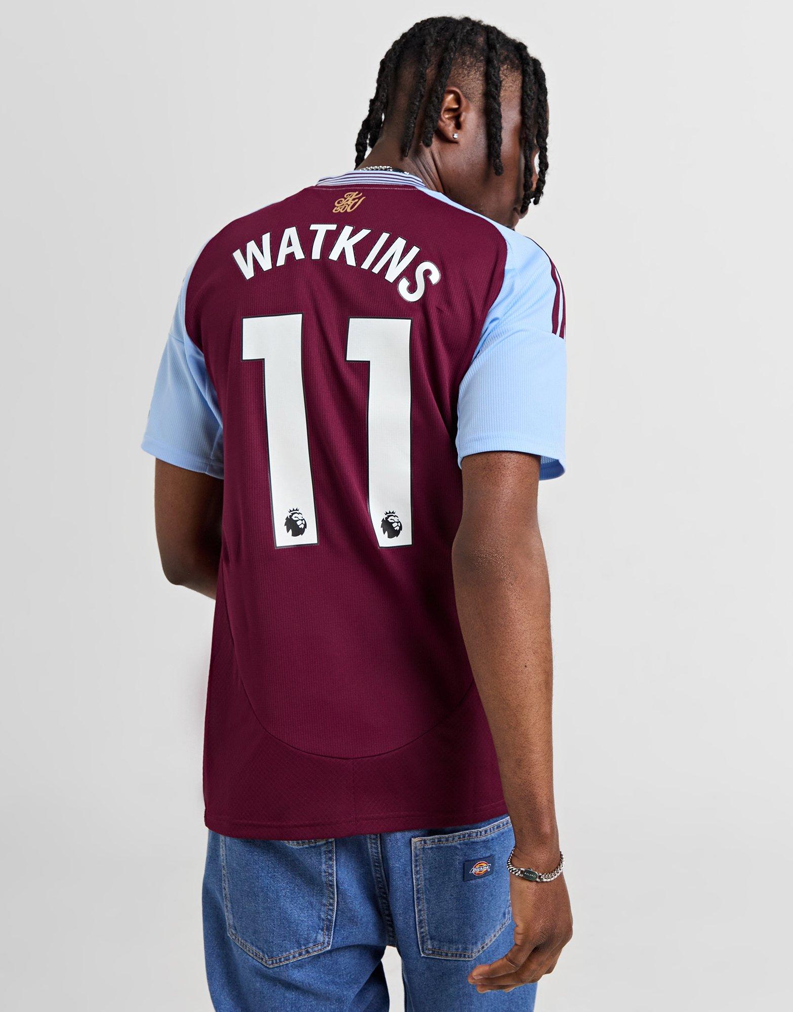 24-25 アストン・ヴィラ No.11 ワトキンス aston-villa-adidas-home-shirt-