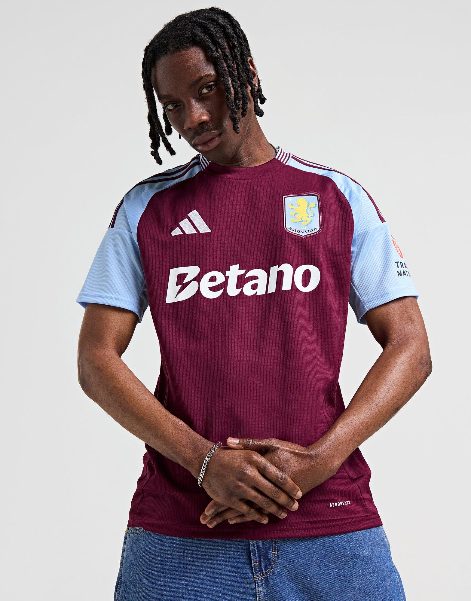 Red adidas Aston Villa 2024/25 Watkins #11 Home Shirt - JD