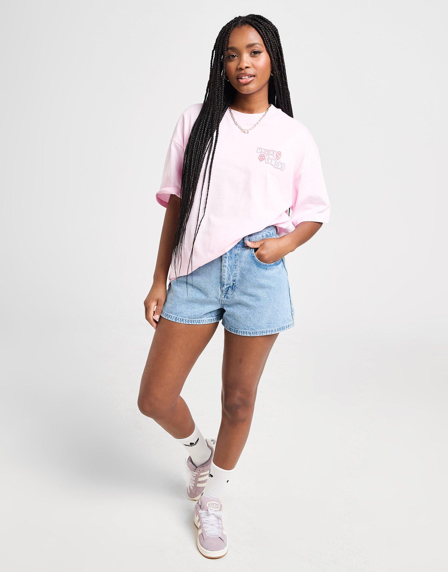 Unlike Humans High-Rise Mom Shorts