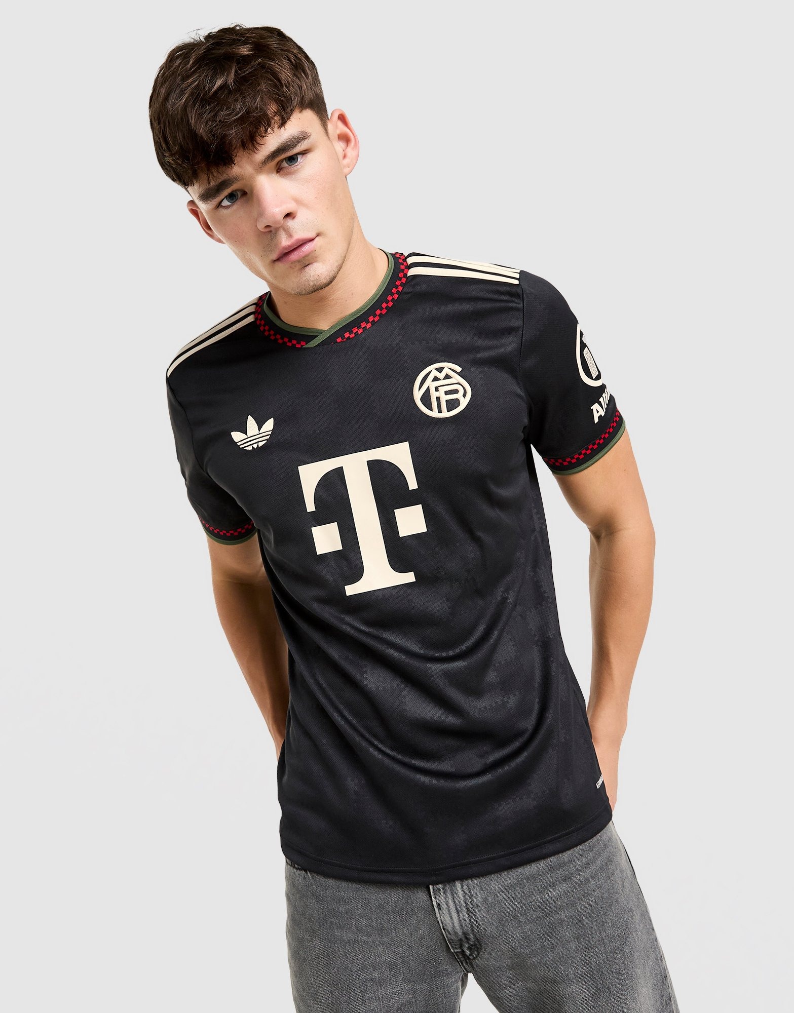 Black adidas Originals FC Bayern Munich 2025/26 Third Shirt - JD