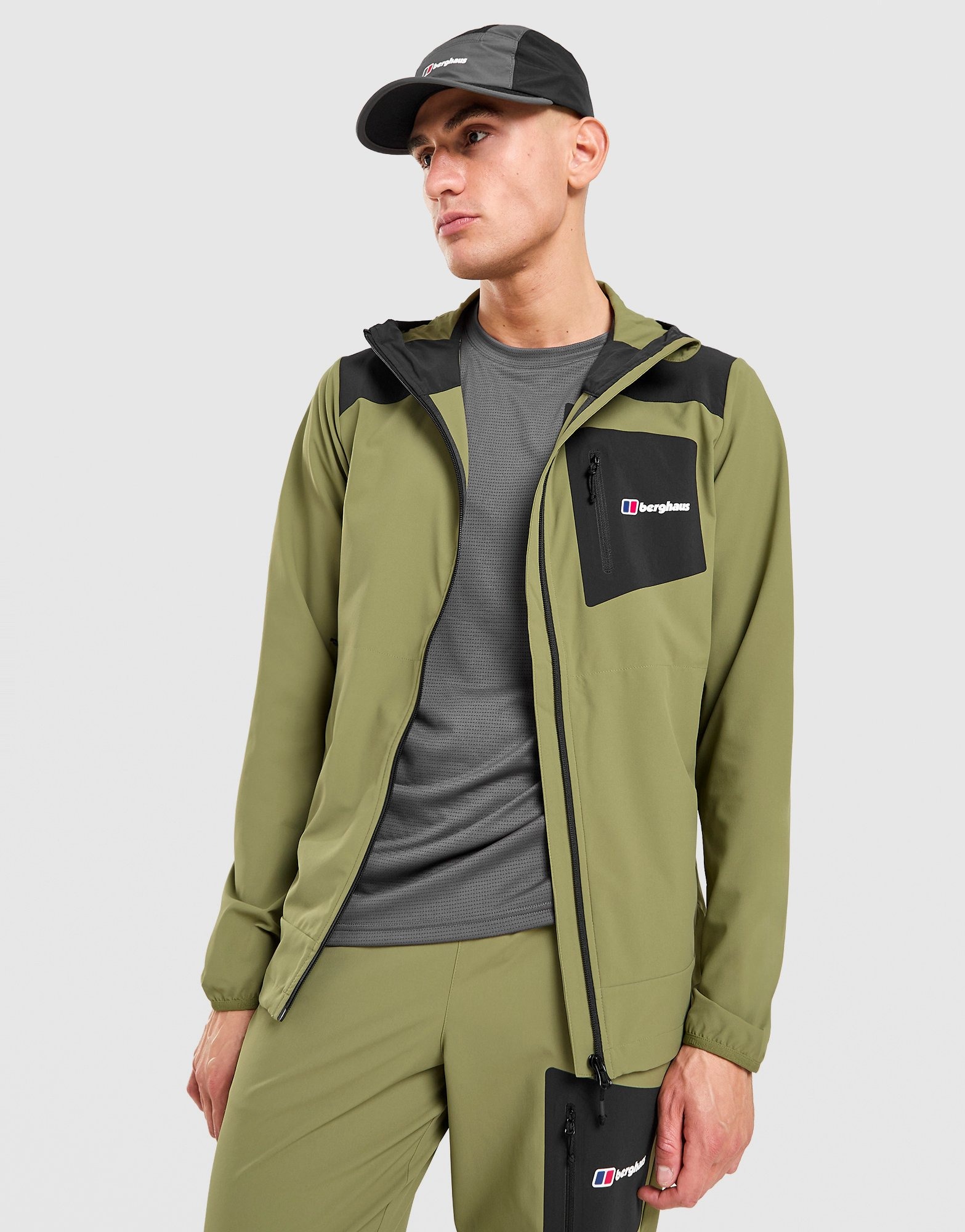 Grøn Berghaus Intervale Jacket - JD Sports Danmark