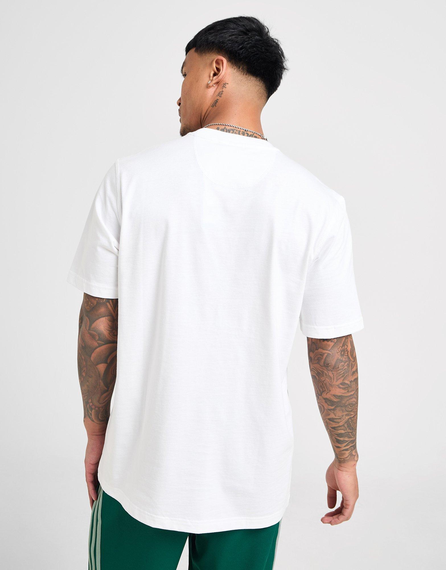 adidas Originals Multi Outline Trefoil 半袖 T-シャツ White adidas Originals Multi Outline Trefoil T-Shirt - JD
