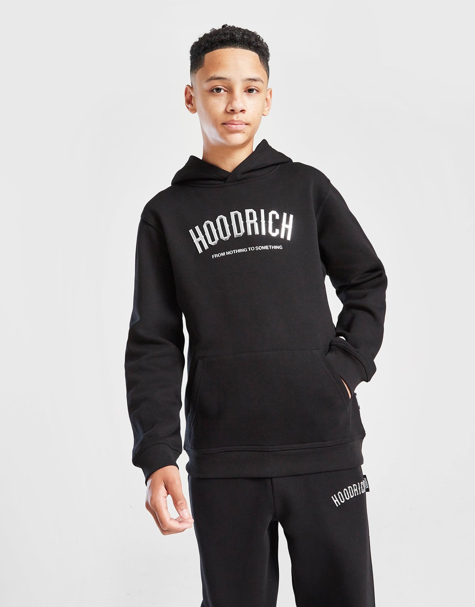 Hoodrich Good For Nothing Tracksuit Junior Black Hoodrich Chrome