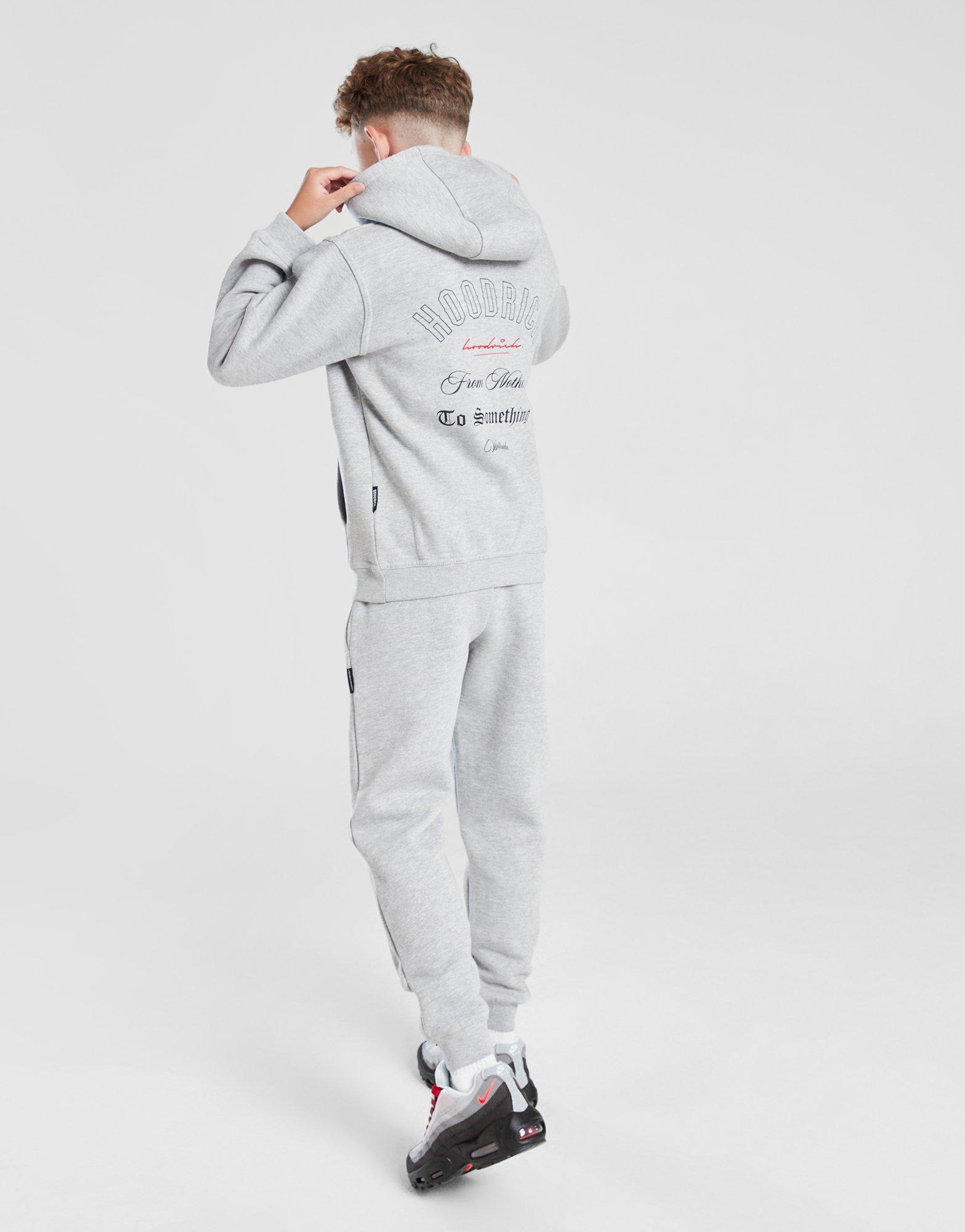 Grey Hoodrich Lynk Tracksuit Set Junior's JD Sports Australia
