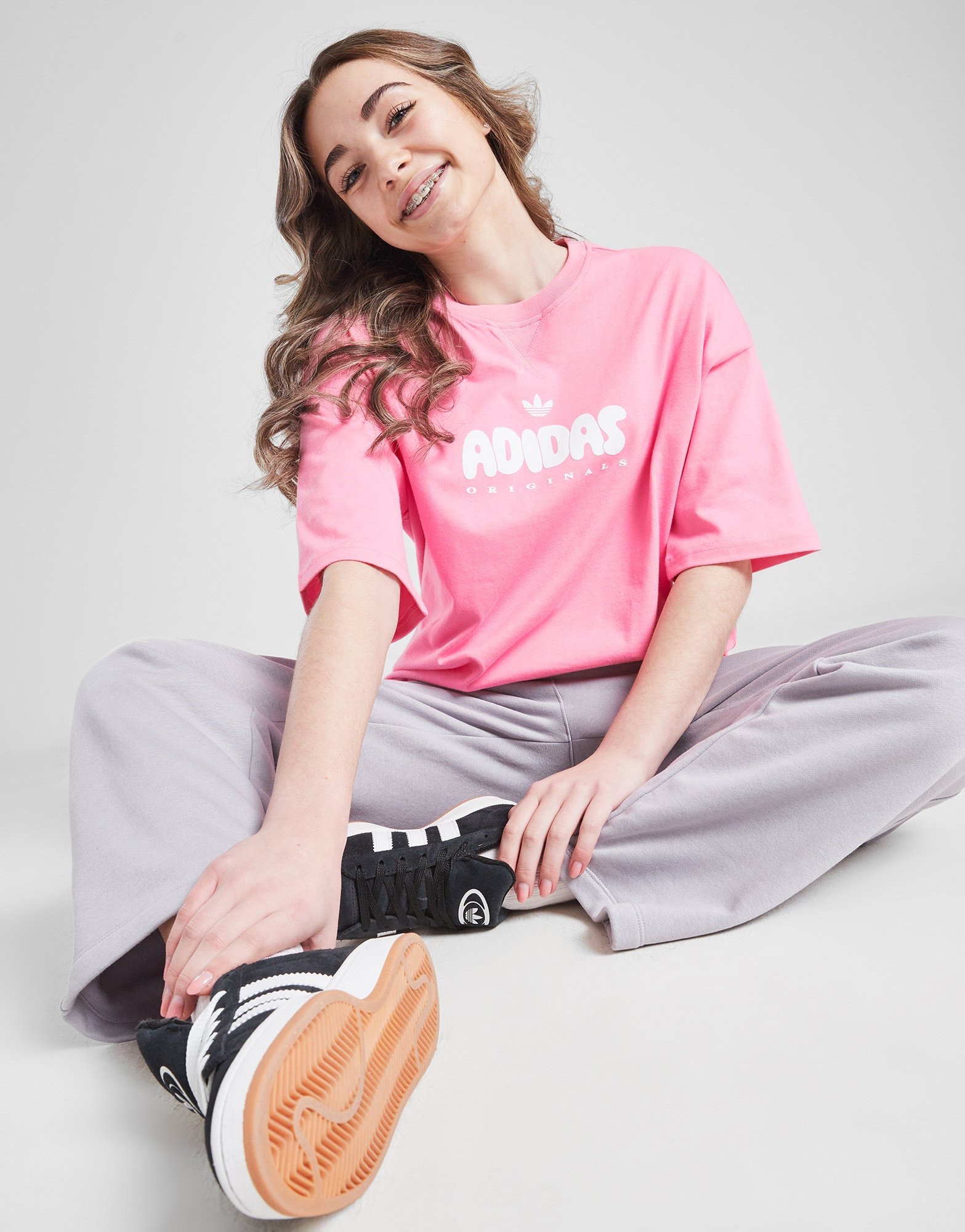 adidas Tシャツ　ピンク adidas ピンク Tシャツ 140 - メルカリ
