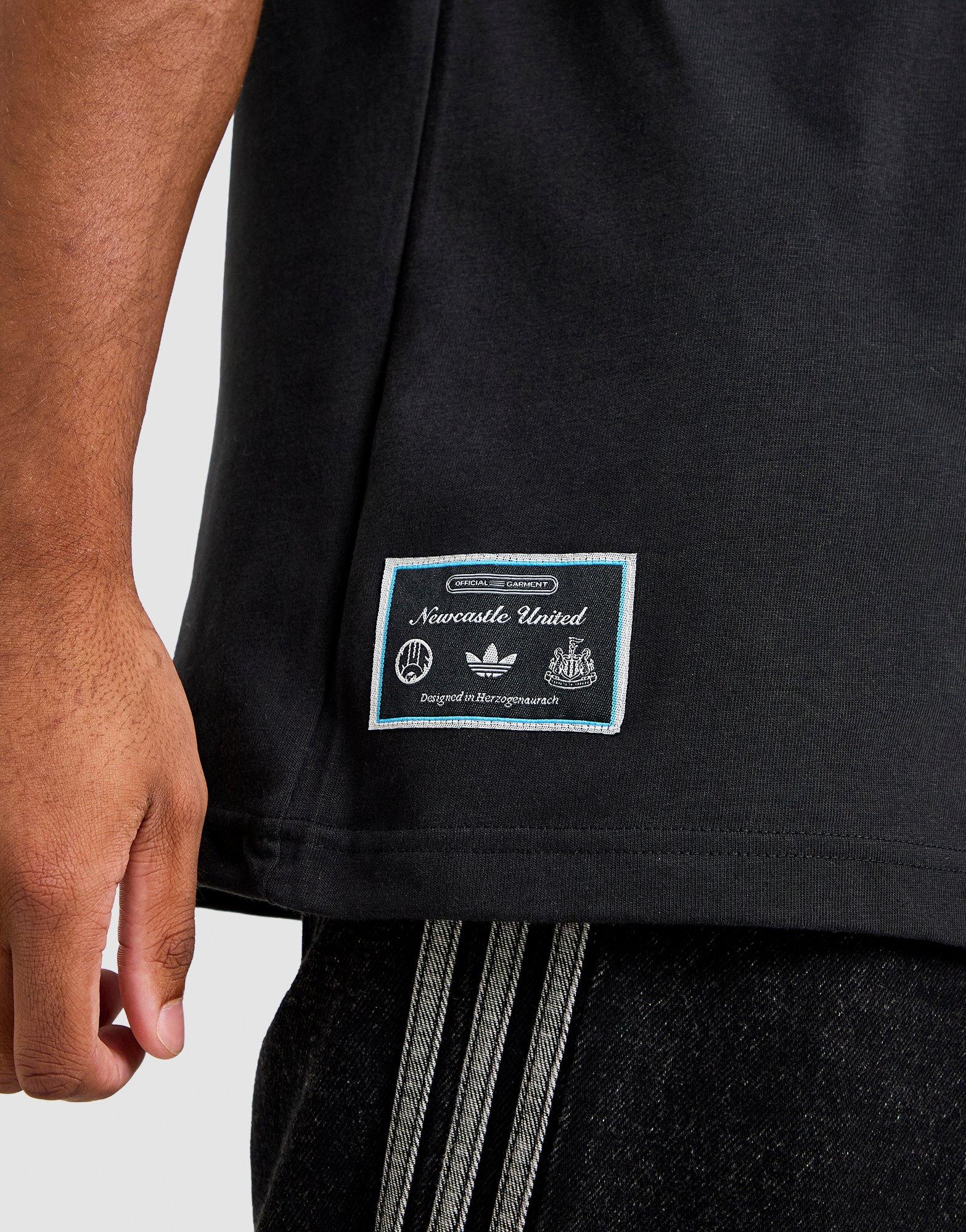 Black adidas Originals Newcastle United FC Icons T-Shirt
