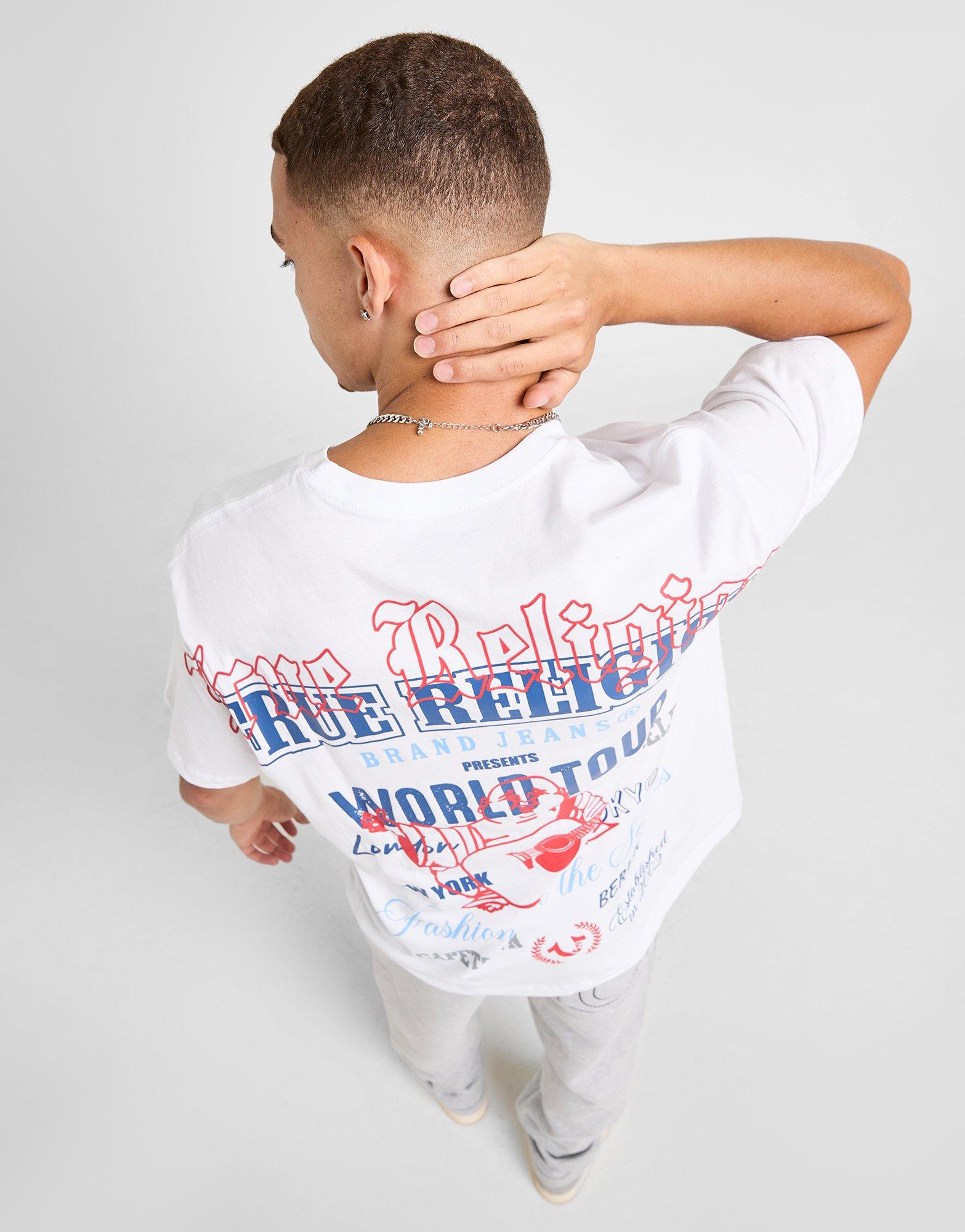 True Religion Multi Logo Back Maglia