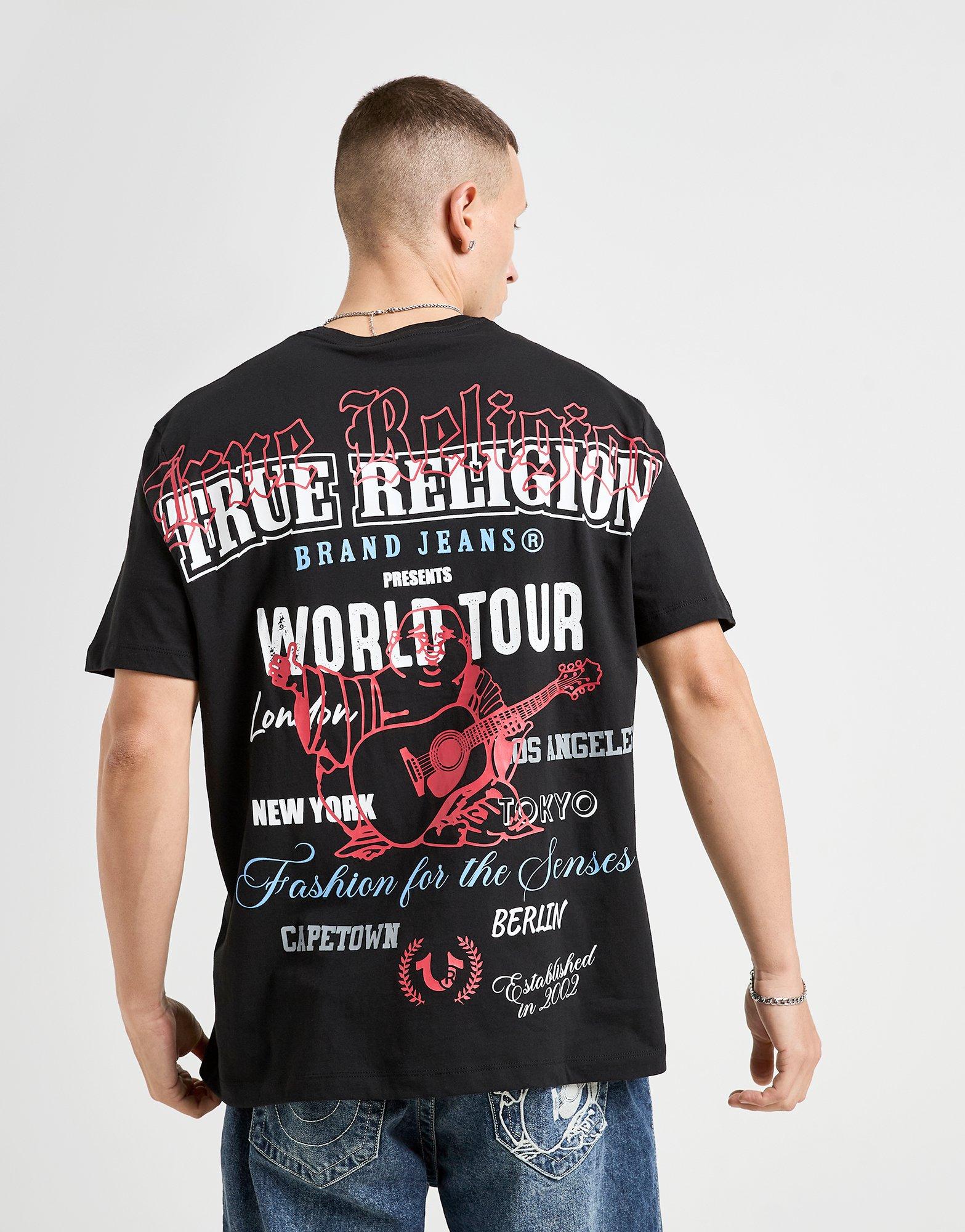 True Religion Multi Logo Back T-Shirt