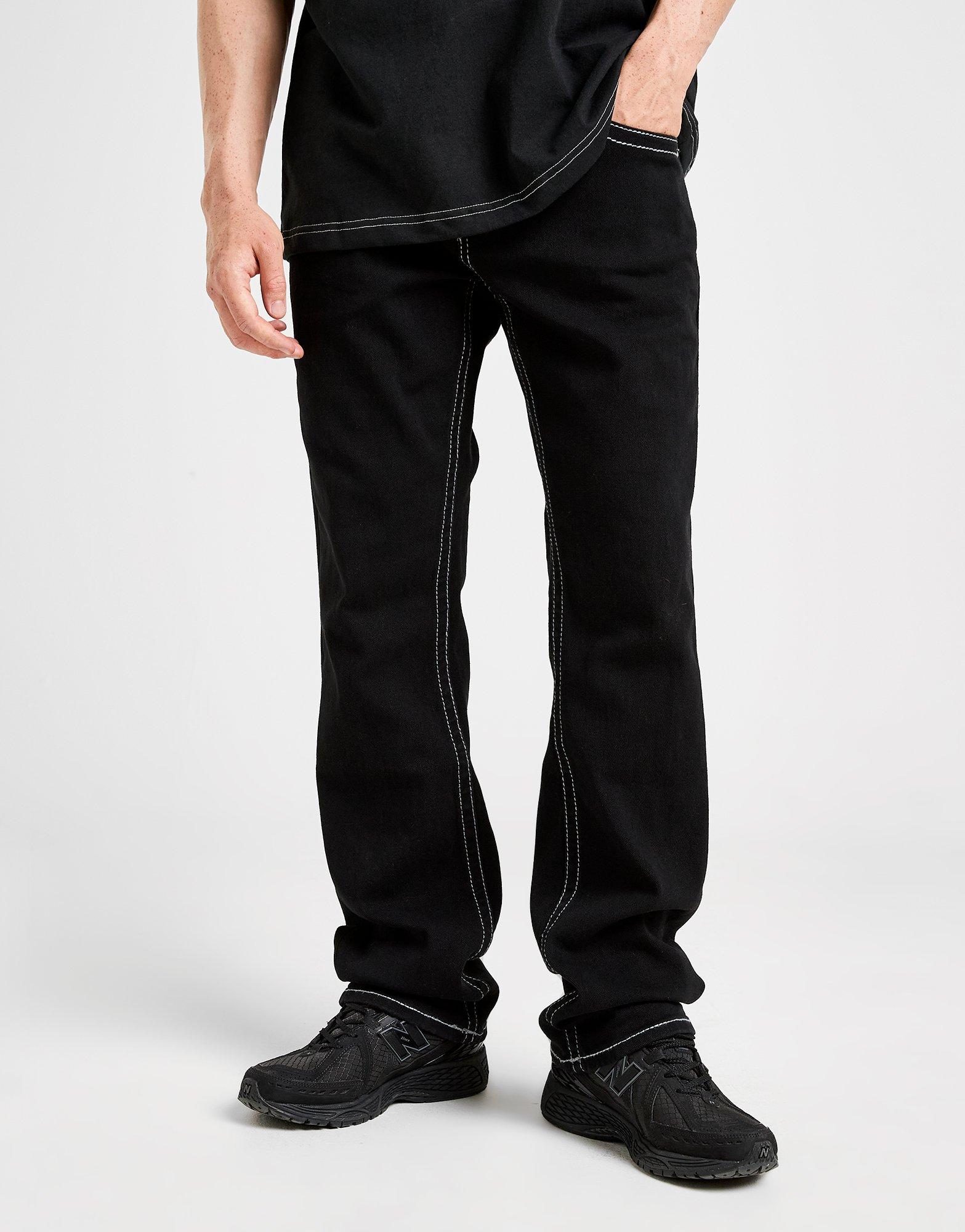 Black True Religion Ricky Big T Jeans | JD Sports UK