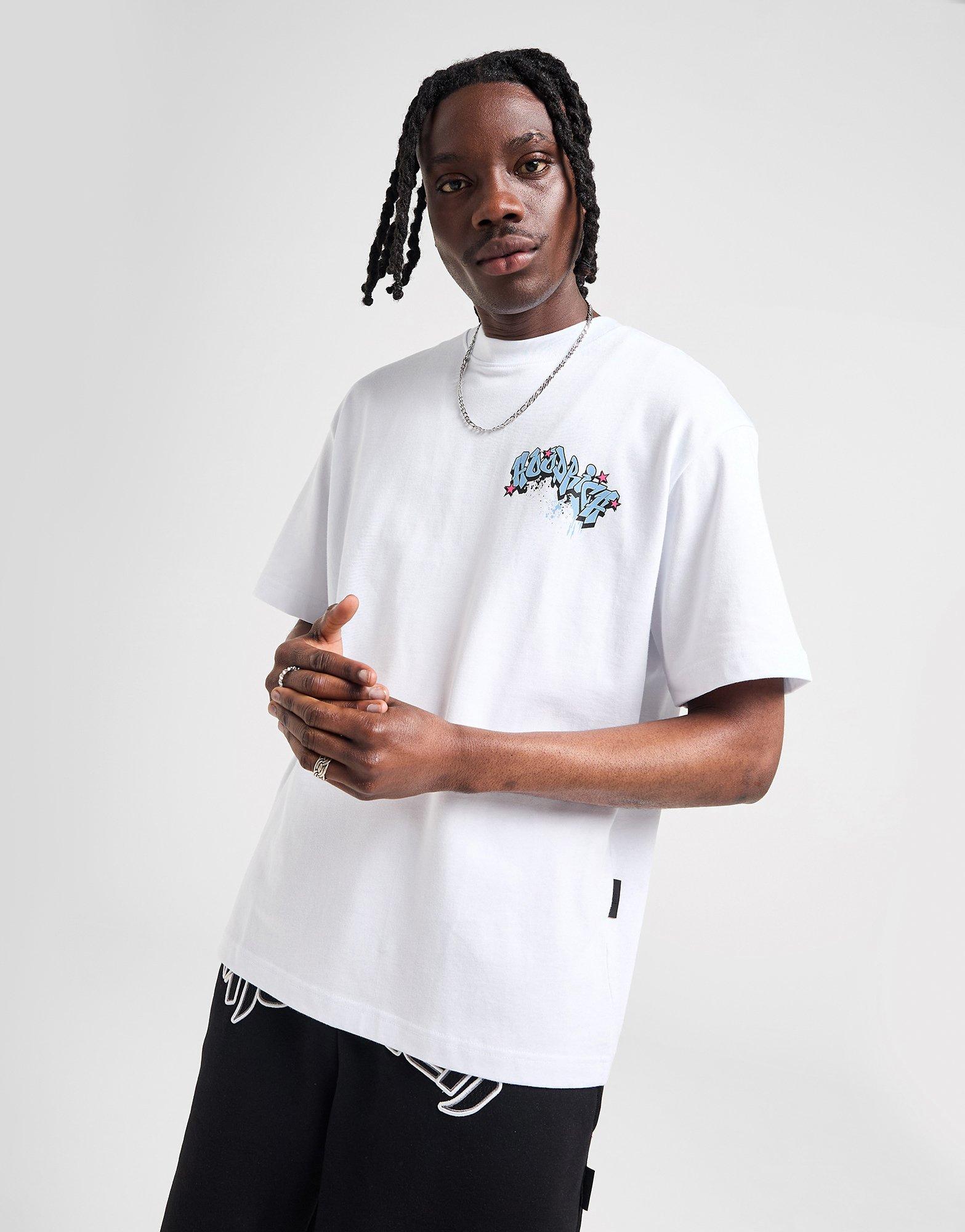 Hoodrich グラフィック Graffiti Tシャツ オーバーサイズ White Hoodrich Graffiti Oversized T-Shirt - JD Sports Global