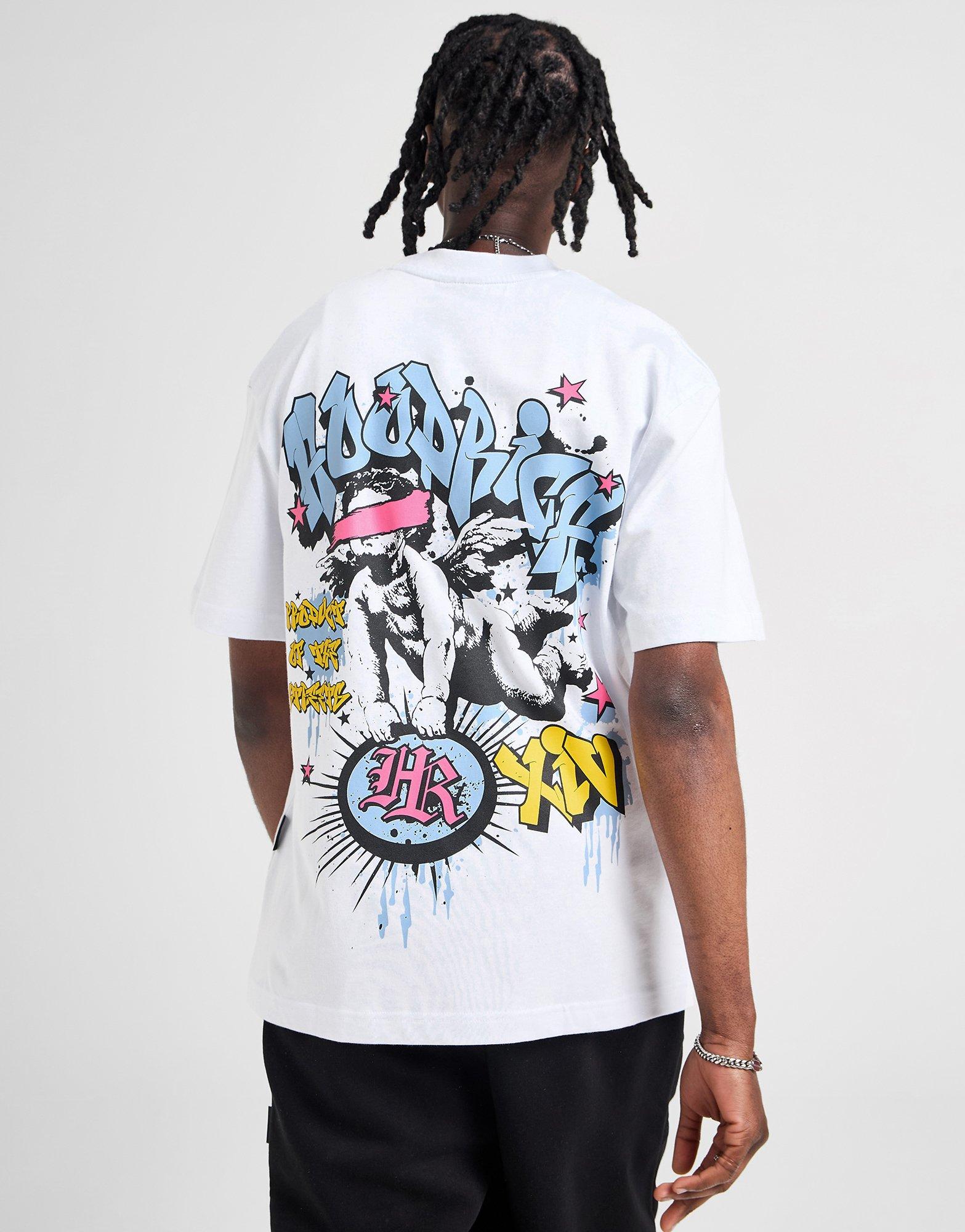 Hoodrich グラフィック Graffiti Tシャツ オーバーサイズ Hoodrich Graffiti Oversized T-Shirt Weiss - JD Sports
