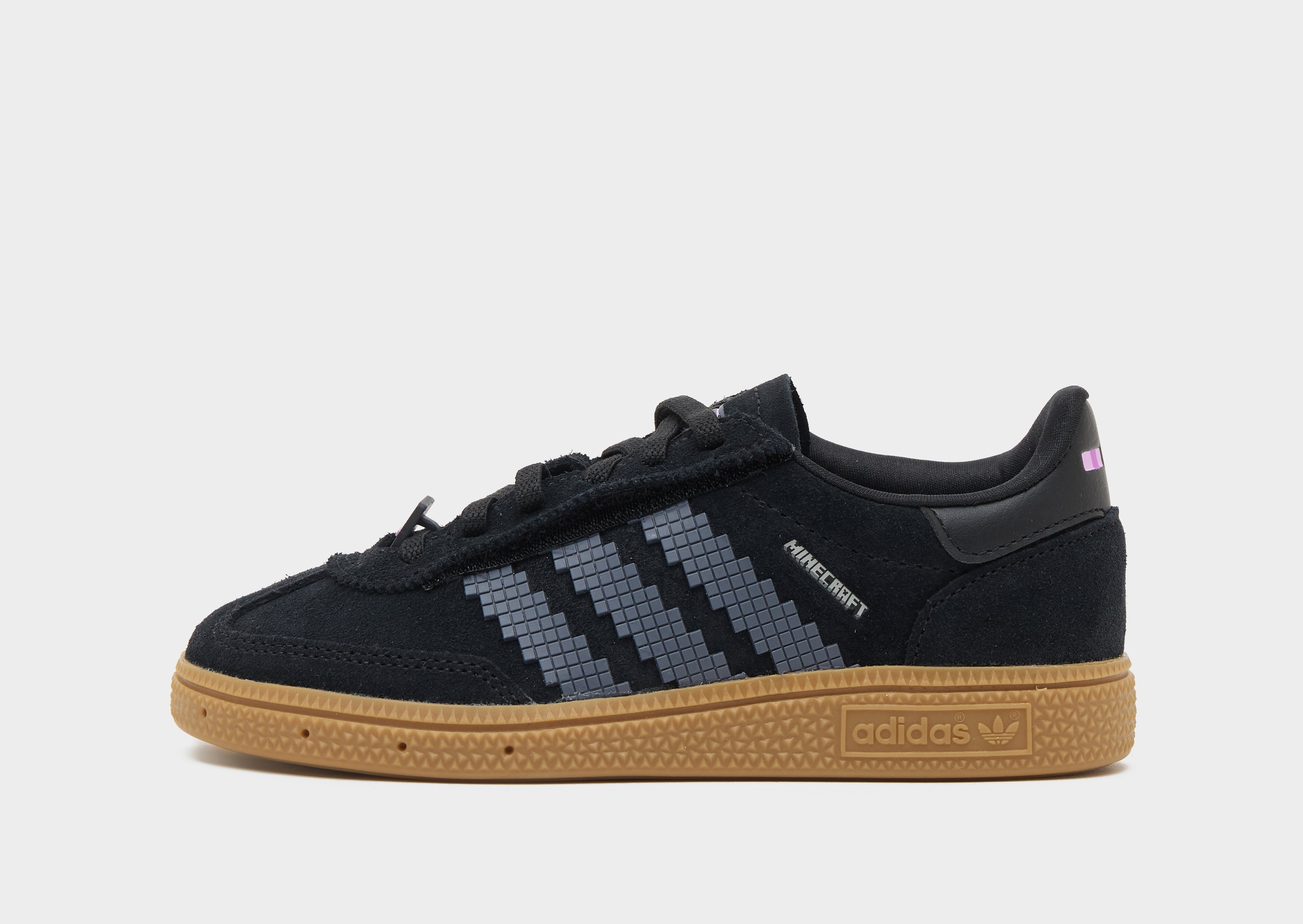 Black adidas Originals Handball Spezial Minecraft Children