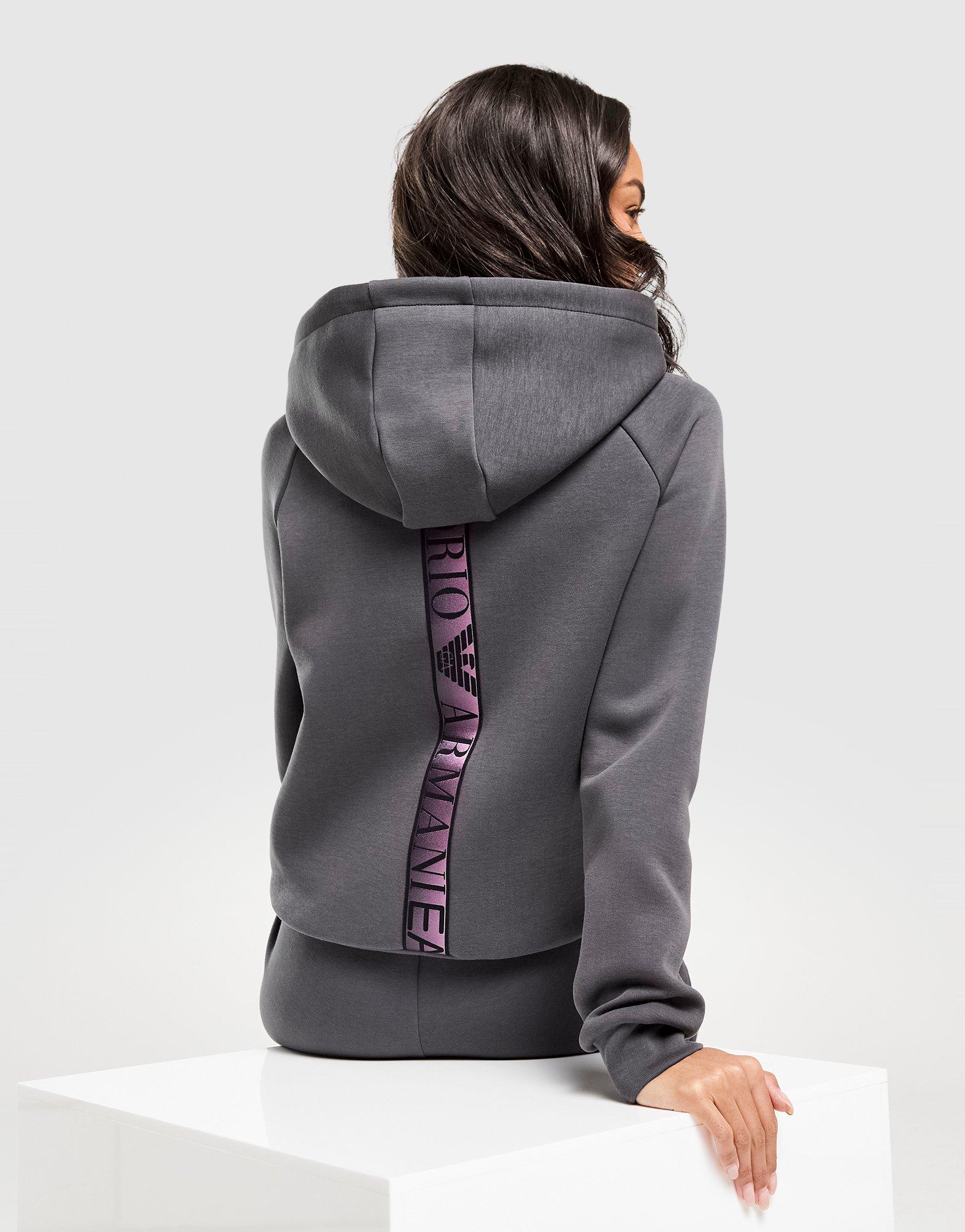 EA7 Emporio Armani Felpa con Cappuccio Full Zip Ventus Tape