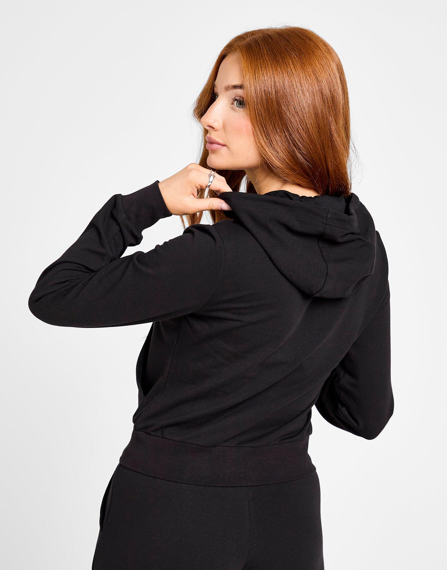 EA7 Emporio Armani Slim Diamante Full Zip Hoodie