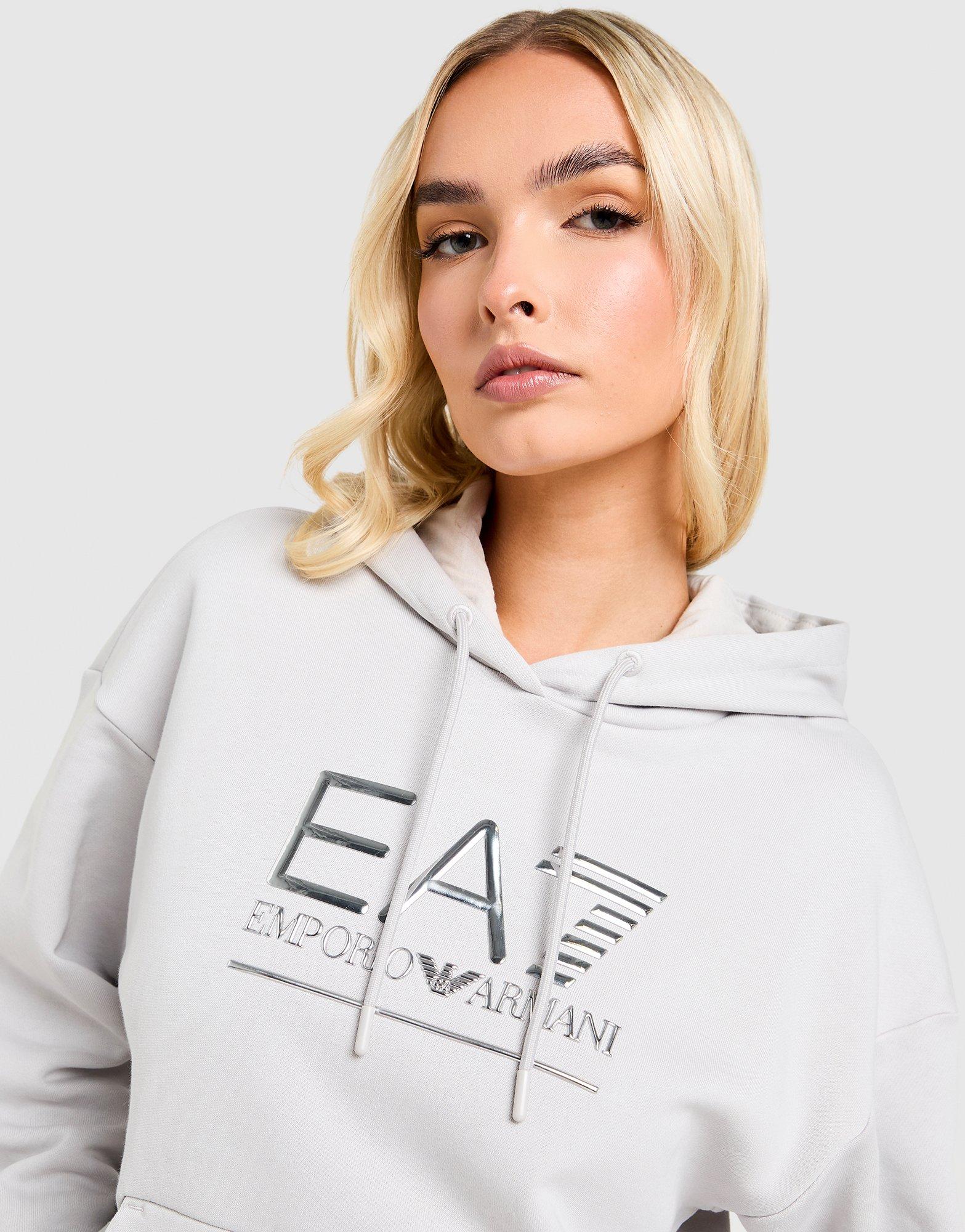 EA7 Emporio Armani Visibility Logo Boyfriend Hoodie