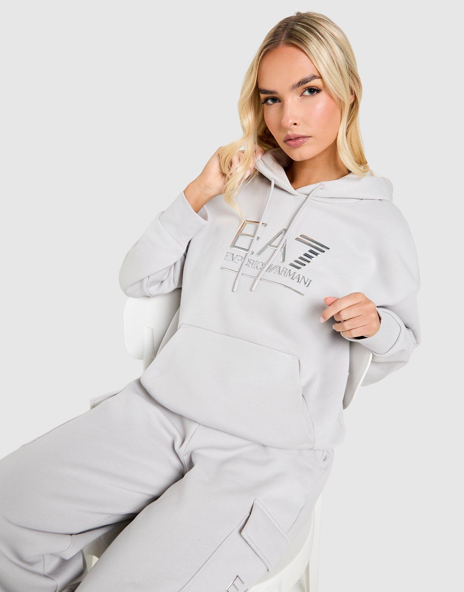 EA7 Emporio Armani Visibility Logo Boyfriend Hoodie