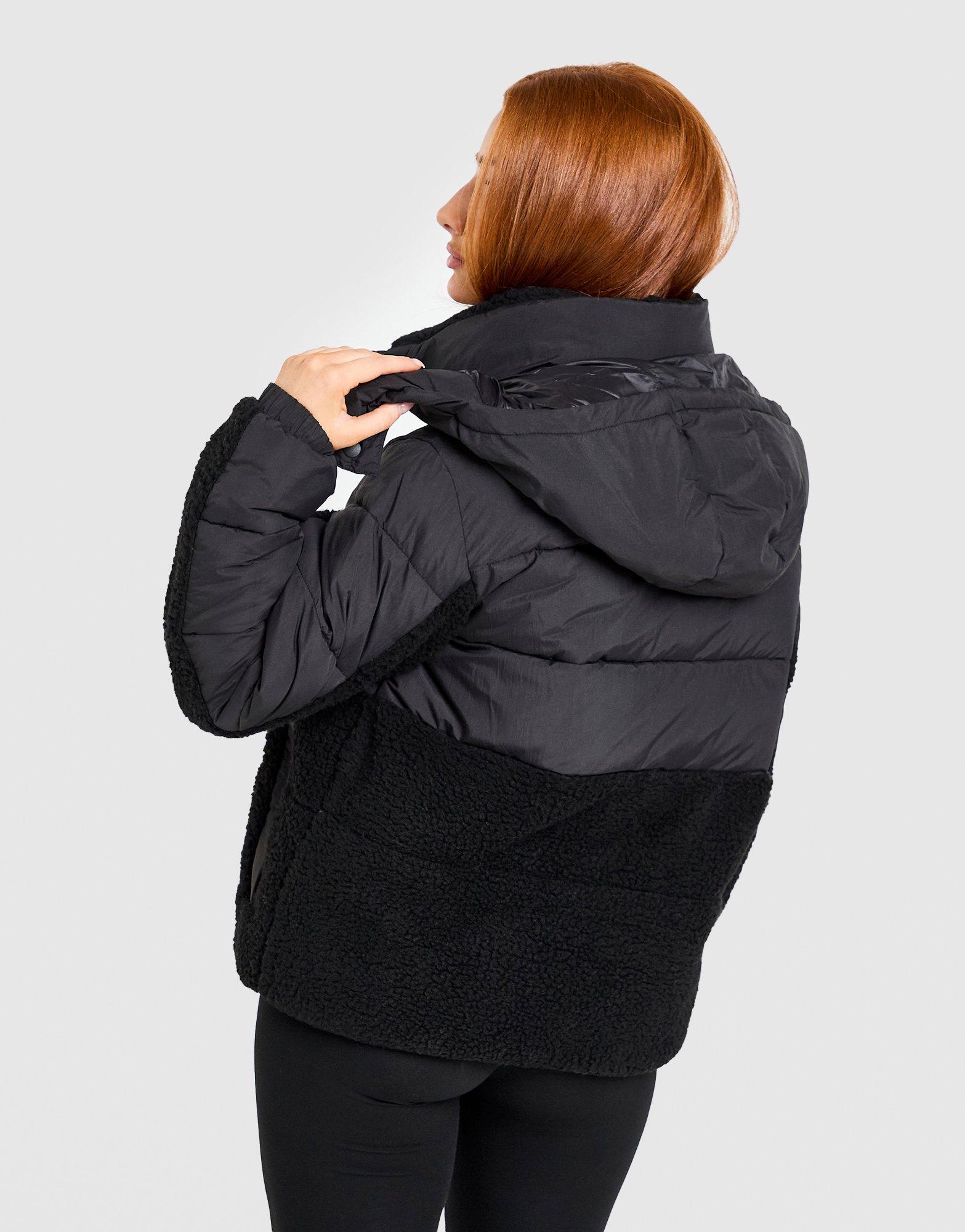 EA7 Emporio Armani Teddy Panel Padded Jacket