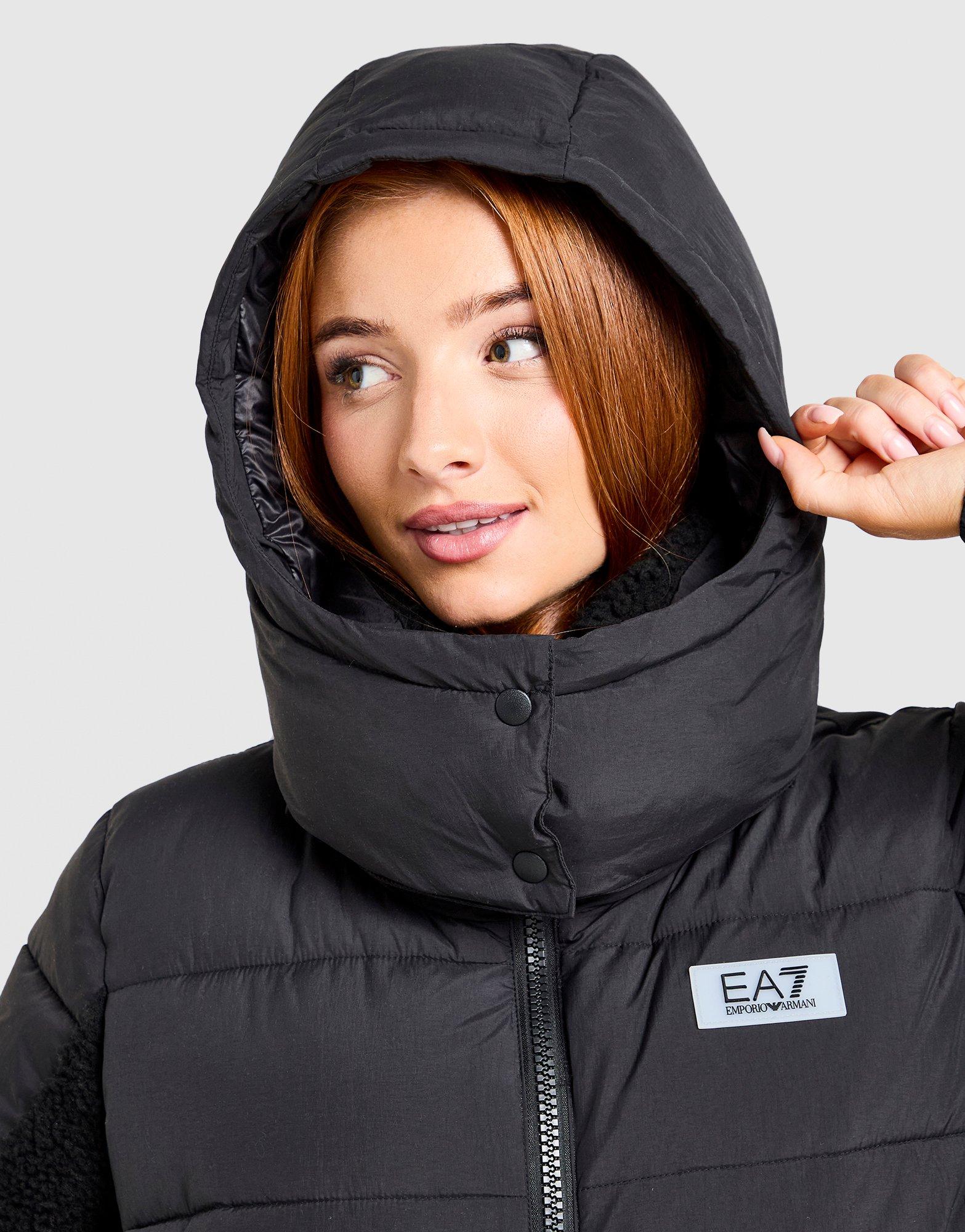 EA7 Emporio Armani Teddy Panel Padded Jacket