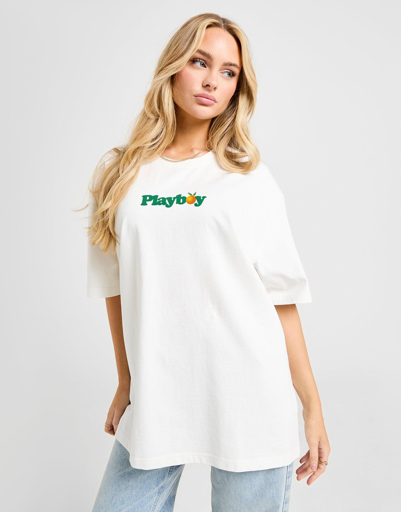 Playboy Orange Boyfriend T-Shirt