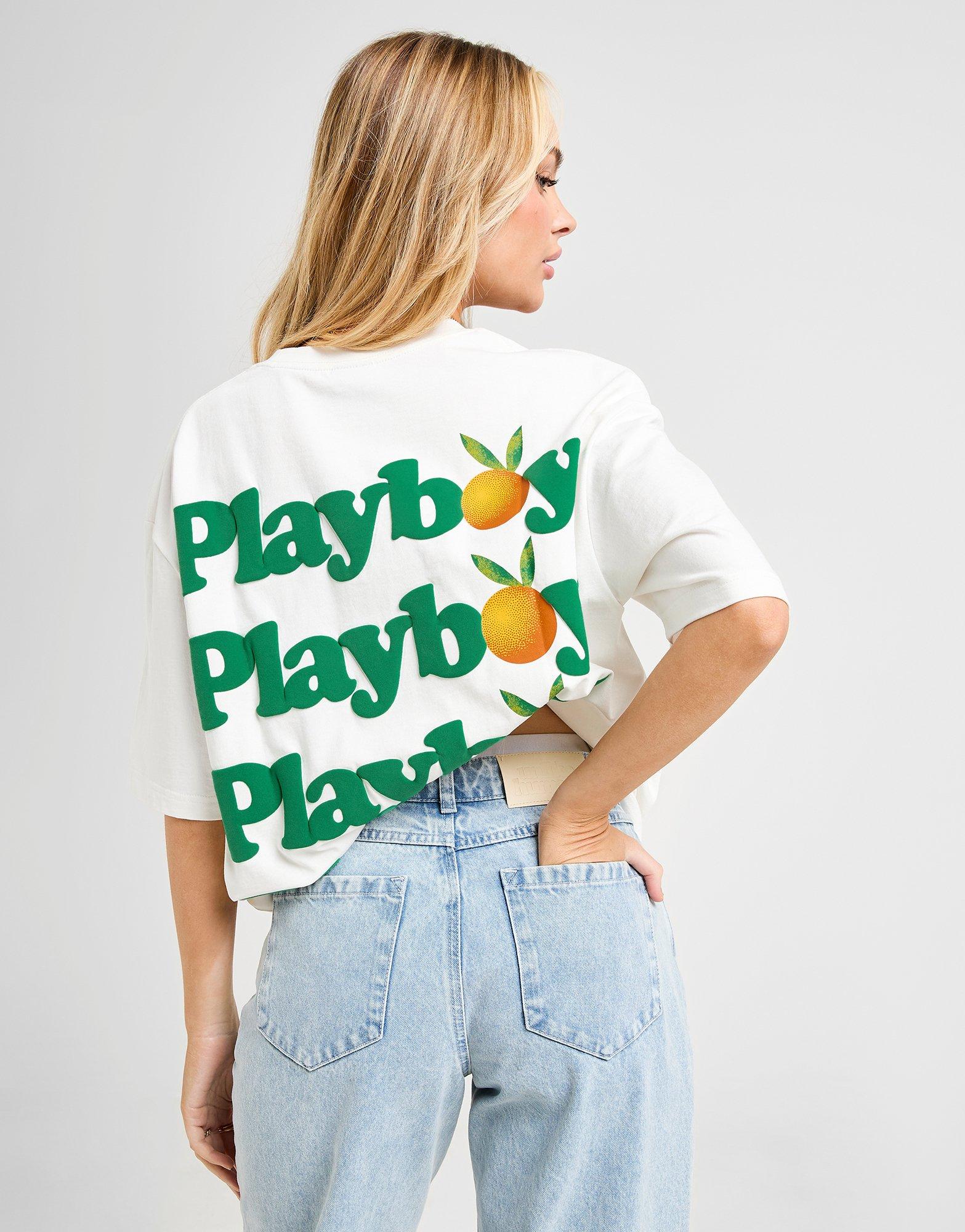 Playboy Camiseta Boyfriend Orange