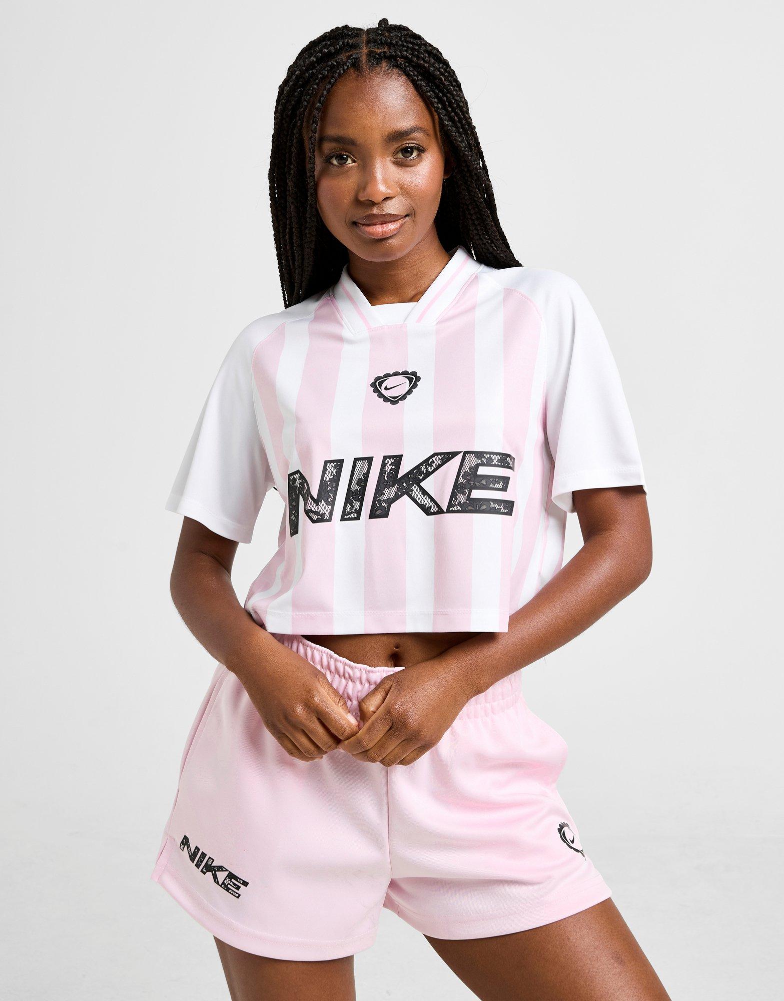 Nike Maillot de foot court à rayures