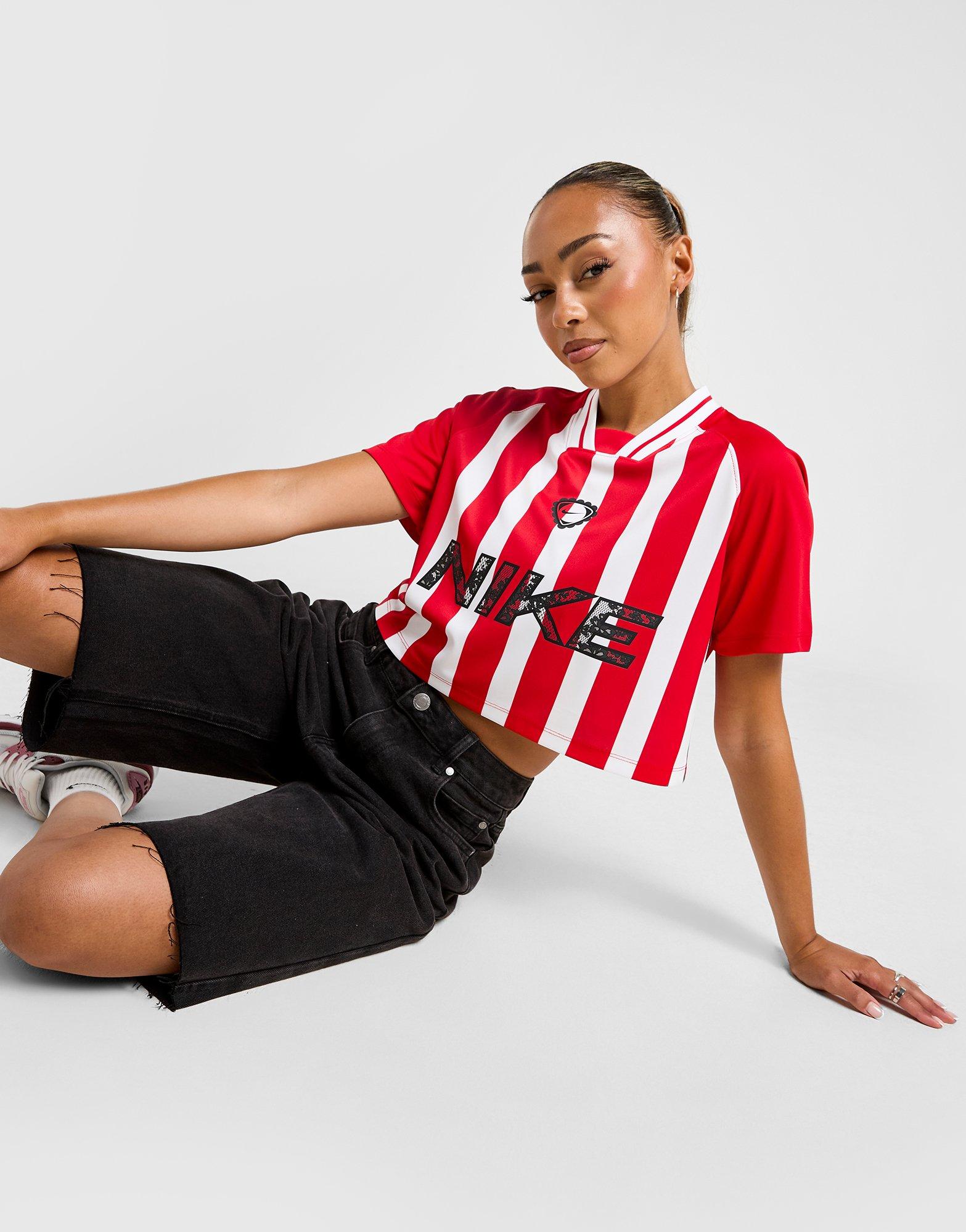 Nike Stripe Crop Football Shirt
