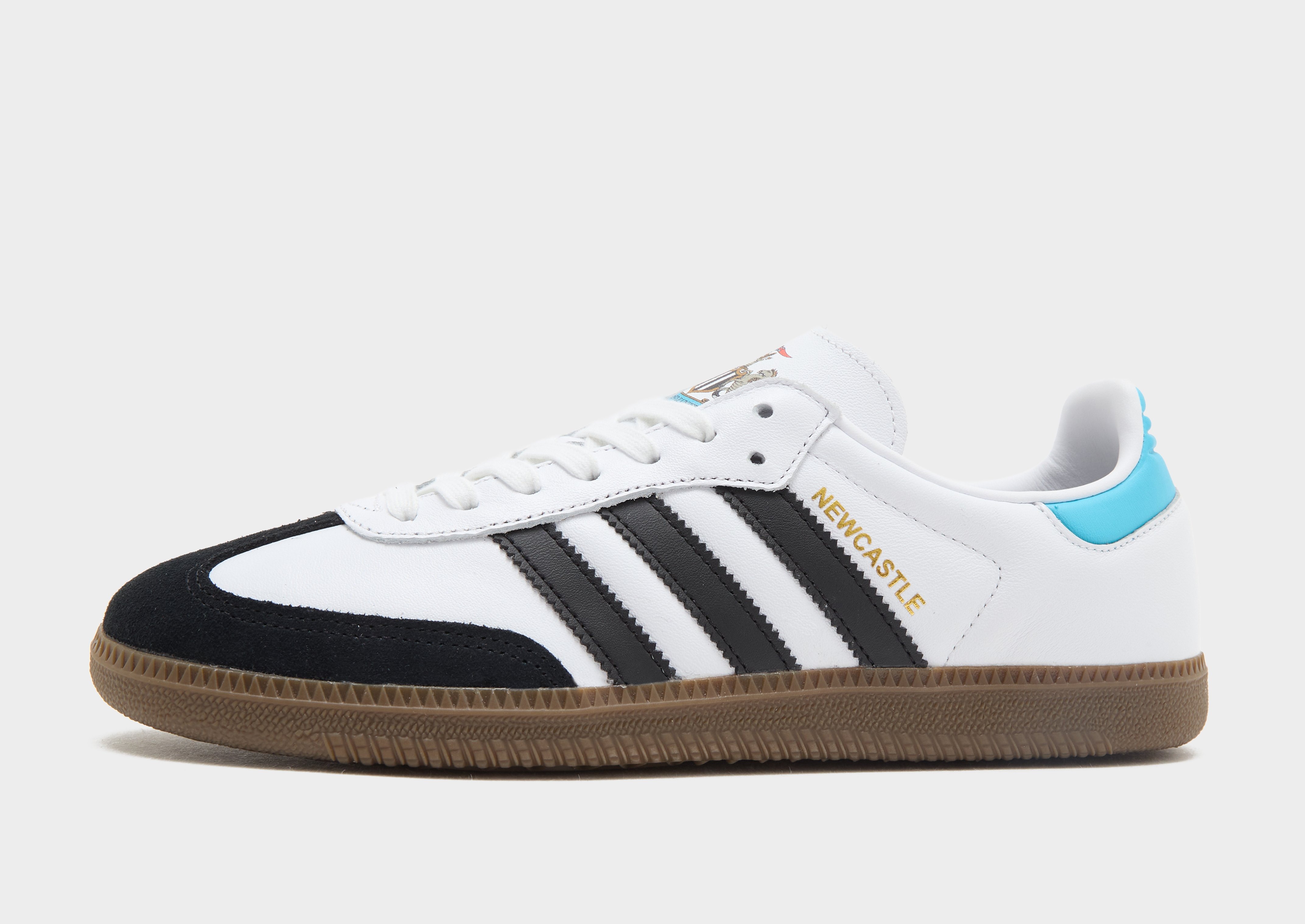 White adidas Originals Samba Newcastle United FC JD Sports UK